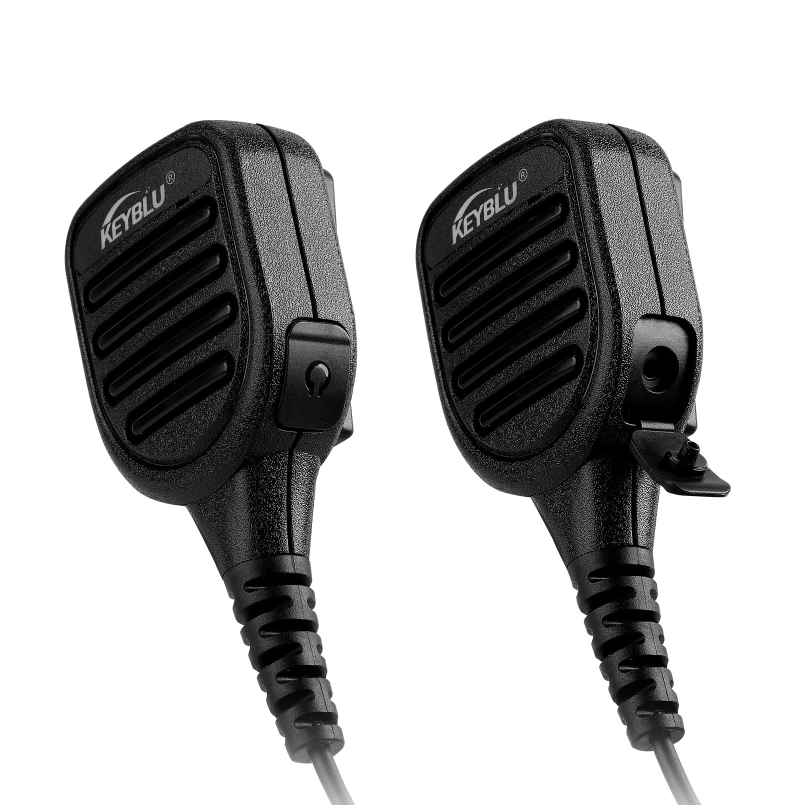 CP200D Waterproof Shoulder Speaker Mic 2 Pin Radio Microphone with 3.5mm Audio Jack Compatible with Motorola CP200 CLS1410 CLS1110 RDM2070D Walkie Talkie(for Motorola, Black with 3.5 mm Jack) for MOTOROLA - Image 4