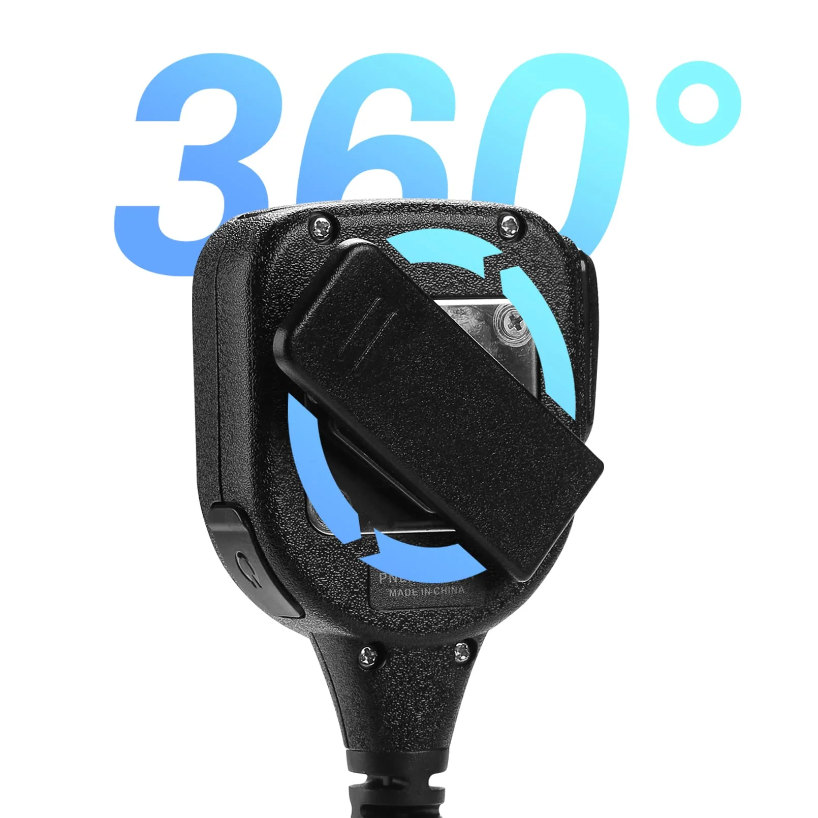 CP200D Waterproof Shoulder Speaker Mic 2 Pin Radio Microphone with 3.5mm Audio Jack Compatible with Motorola CP200 CLS1410 CLS1110 RDM2070D Walkie Talkie(for Motorola, Black with 3.5 mm Jack) for MOTOROLA - Image 7