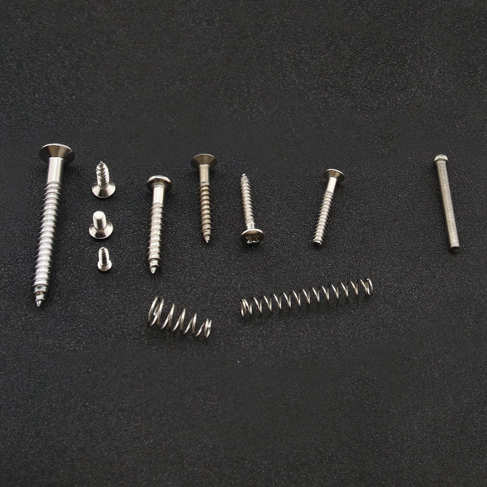Create idea 149Pcs Guitar Screws Kit for Electric Guitar Bass Bridge Pickup Tuner Switch Neck Plate Pickguard with Storage Box 9 Types - Image 7