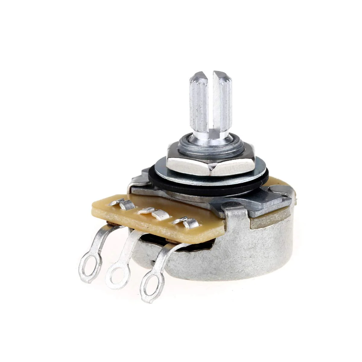 CTS 450 Series A/B250K Guitar Pots Split Shaft Fine 24-Splines Audio/Linear Taper Potentiometers for Electric Guitar/Bass, 10% Tolerance (2 Audio, 2 Linear) 250K Set - Image 3