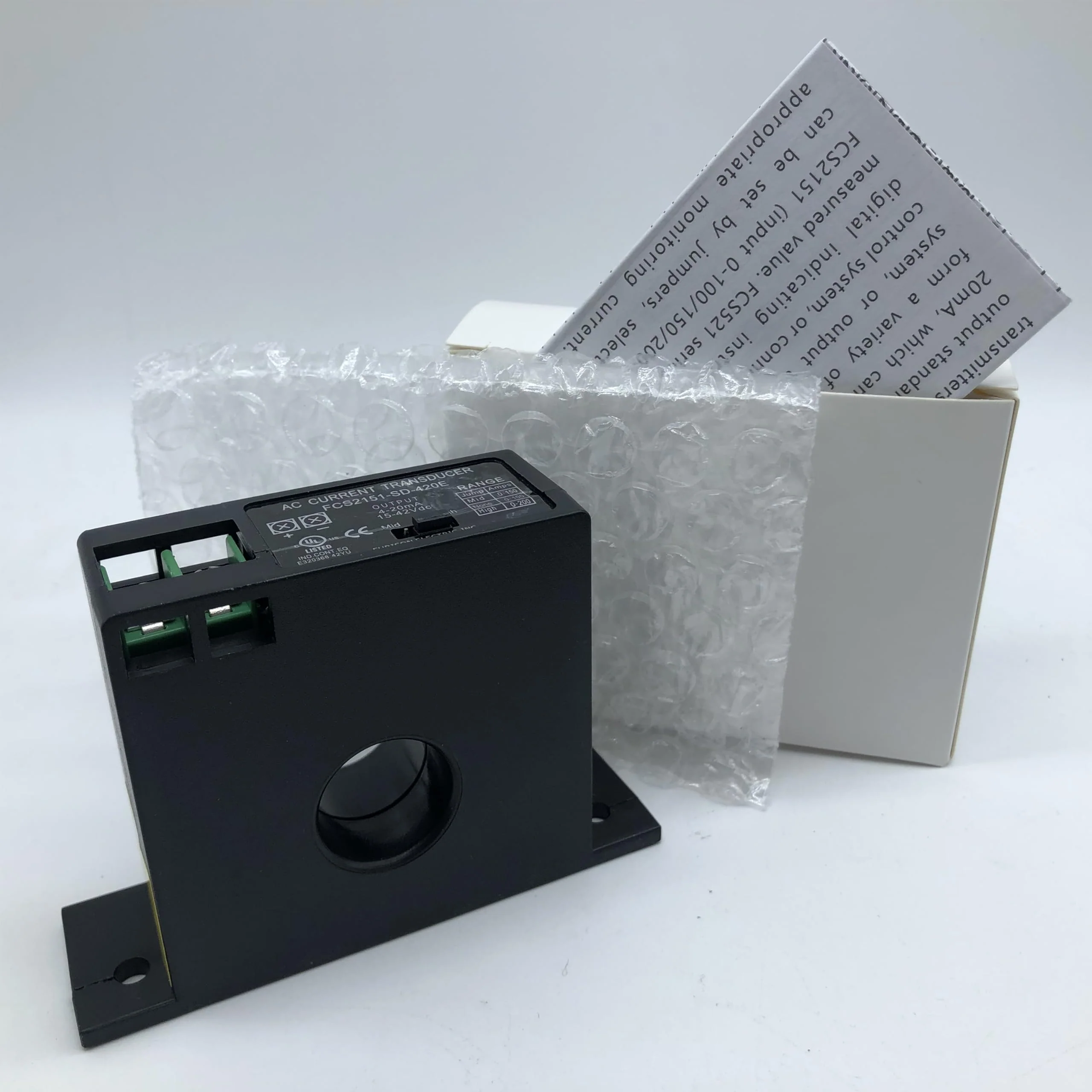 Current Transmitter, FCS2151-SD-420E Current Transducer Transmitter Transformer Sensor AC Current Converter 0-200A - Image 6