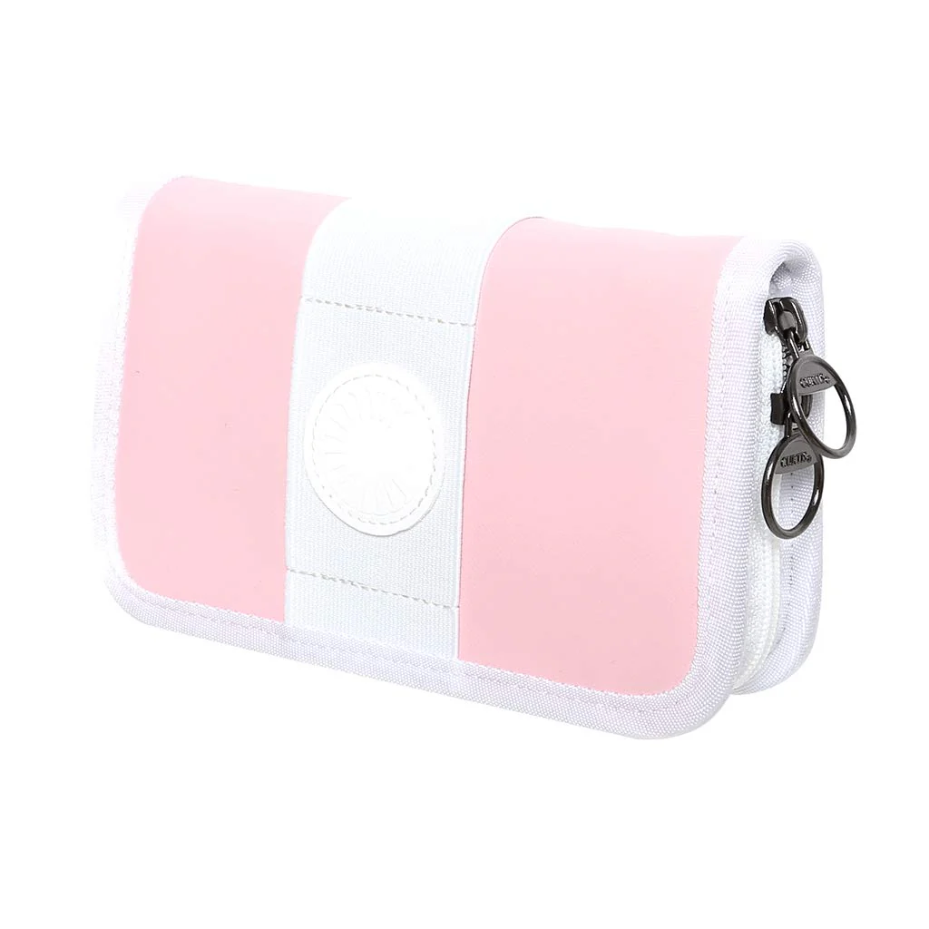 Curtis Mega Trumpet Mouthpiece Pouch - Coated Nylon with Zipper, 7 Piece (Pink) - Image 2