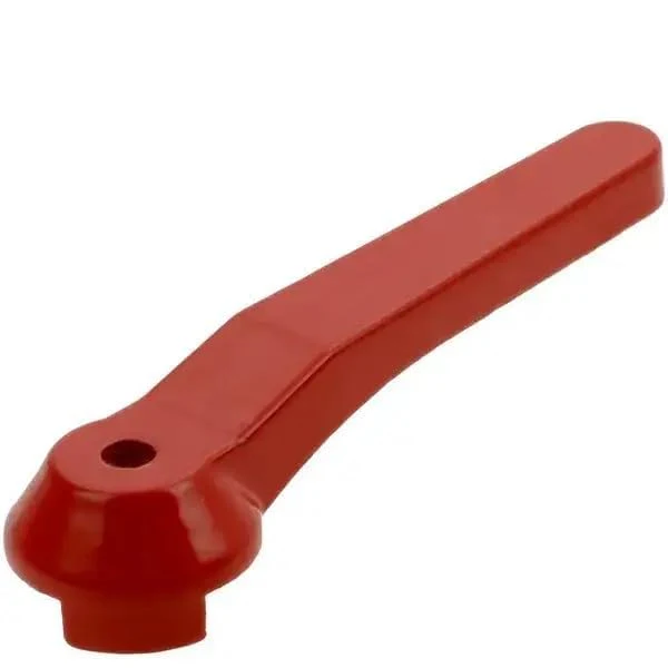 cyclingcolors Lever Handle for Ball Valve Red Lever Aluminium Water Tap Single Lever Handle Shut-off Valve Ball Outlet Valve 3/4 Inch - Image 2