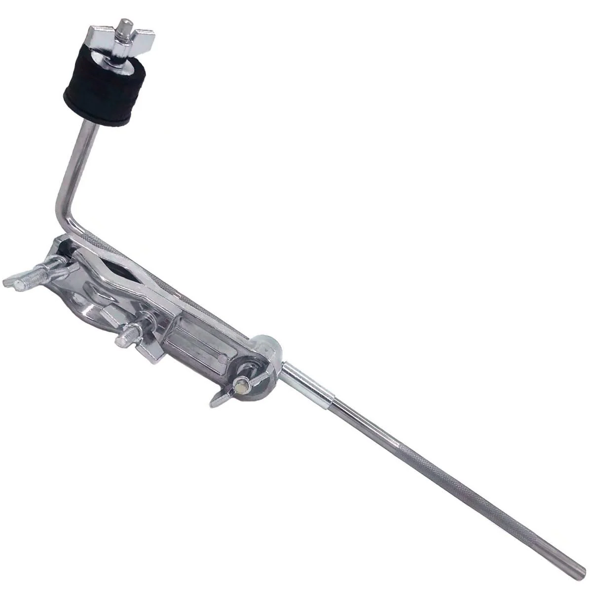 Cymbal Boom Arm with Clamp Removable Extension Rod Cymbal Stand Boom Arm Clamp Portable Drum Cymbal Stand Clamp Boom Cymbal Arm Attachment Clamp Drum Extension Clamps Holder Black 4 - Image 3