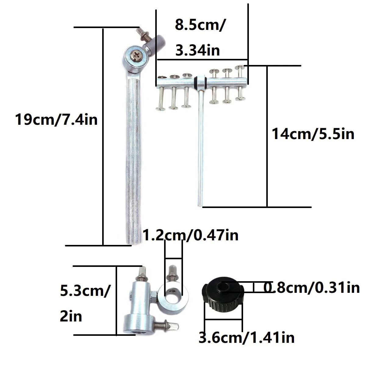 Cymbal Sizzler Sustain Device Metal Adjustable Cymbal Hiss Sound Effect Sounder for Cymbal Stand Jazz Drum Set Percussion Drum Kit Cymbal Accessories - Image 6