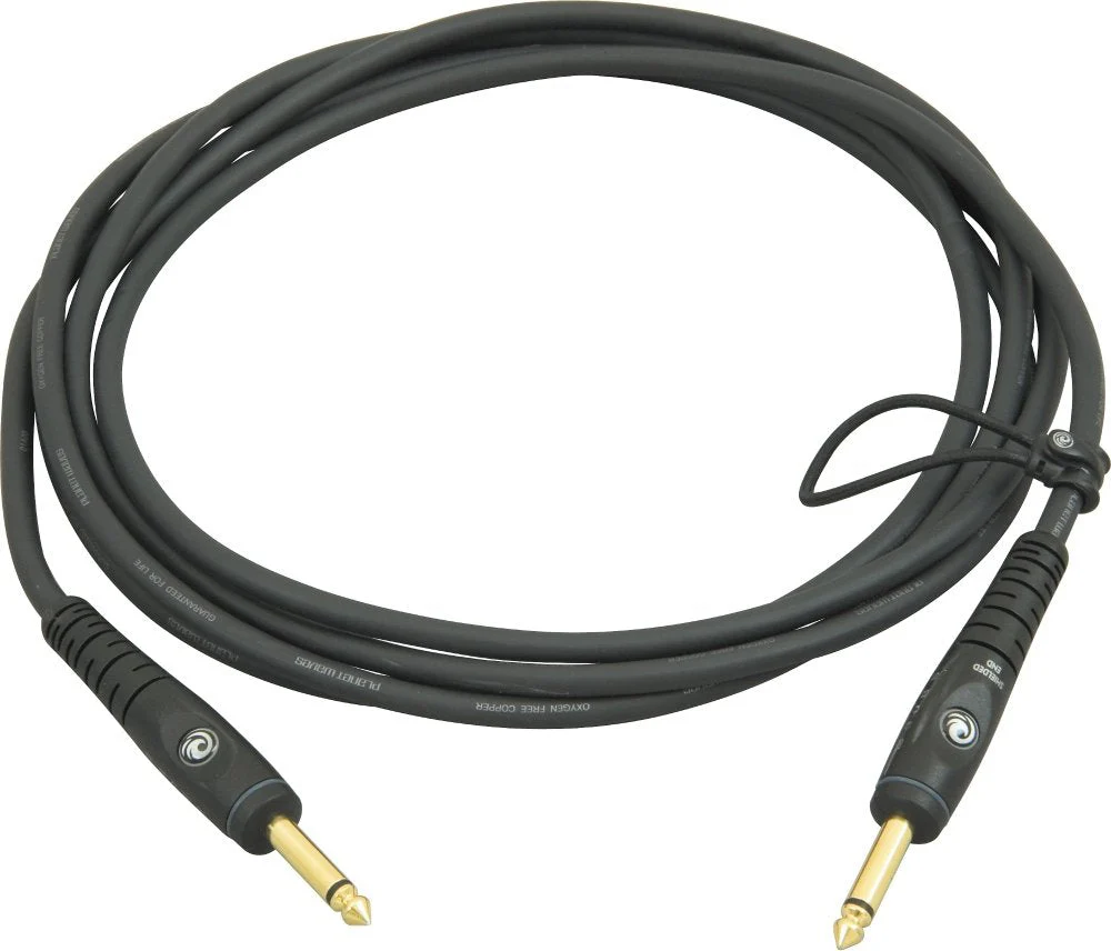 D’Addario Accessories Custom Series Guitar Cables - Instrument Cable with ¼ Inch Ends - High Performance Guitar Cord - For Guitars, Bass, Keyboards - Mono - Straight End, 5 feet - Image 2