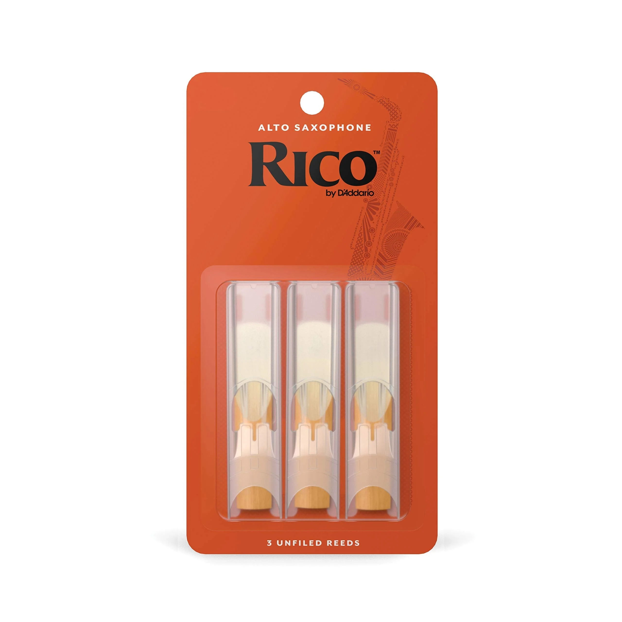 D’Addario Woodwinds - Rico Alto Sax Reeds - RJA0330 - Strength 3.0, 3-Pack