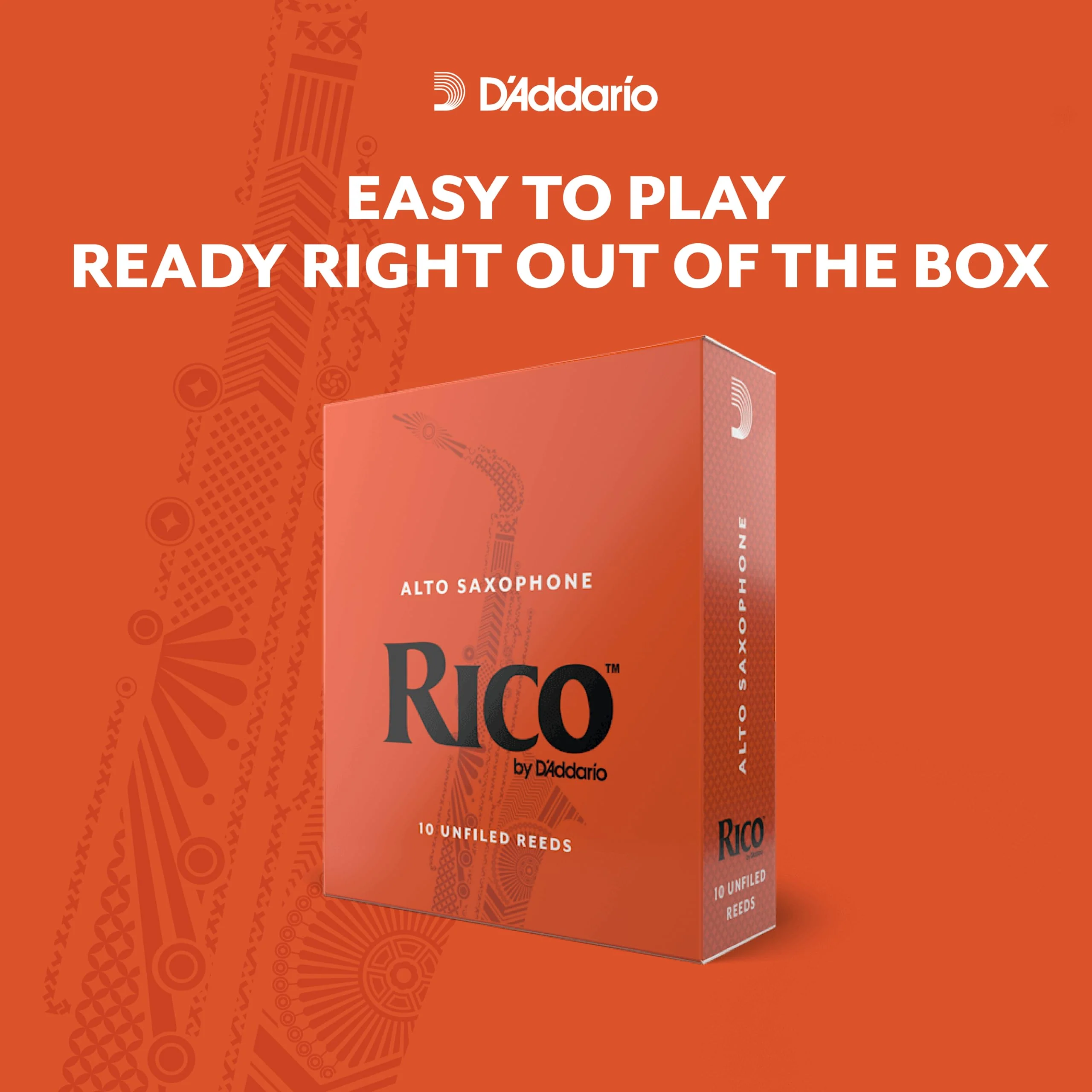 D’Addario Woodwinds - Rico Soprano Sax Reeds - Soprano Saxophone Reeds - Soprano Reeds Crafted for Beginners, Students, Educators - Strength 2.5, 3-Pack - Image 3