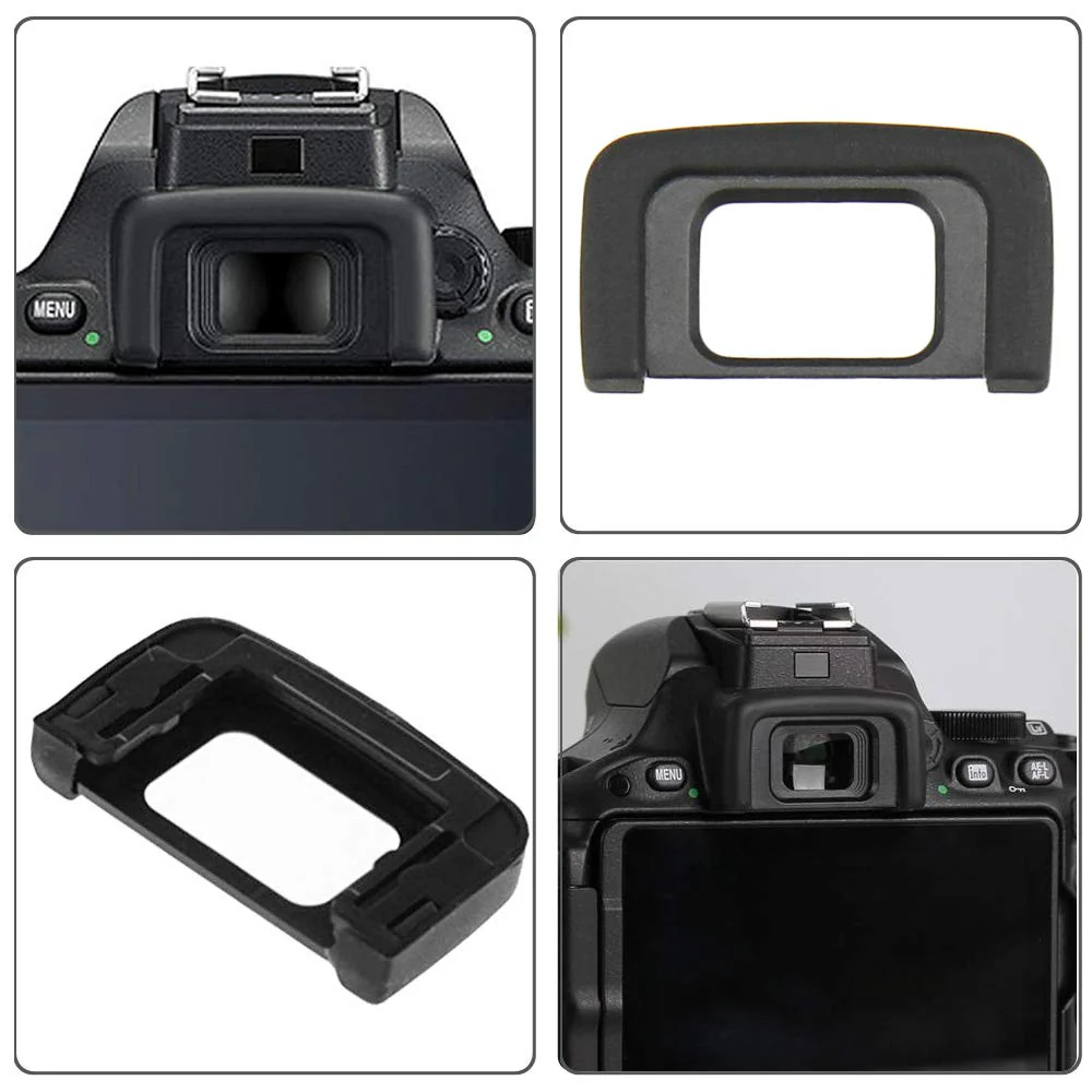 D5600 Viewfinder Eyepiece Eyecup Eye Cup for Nikon D5600 D5500 D5300 D3500 D3400 D3300 Digital Camera [2Packs], Replace eyepiece DK-25, Fire Rock Camera Eyecup Accessories DK25 - Image 2