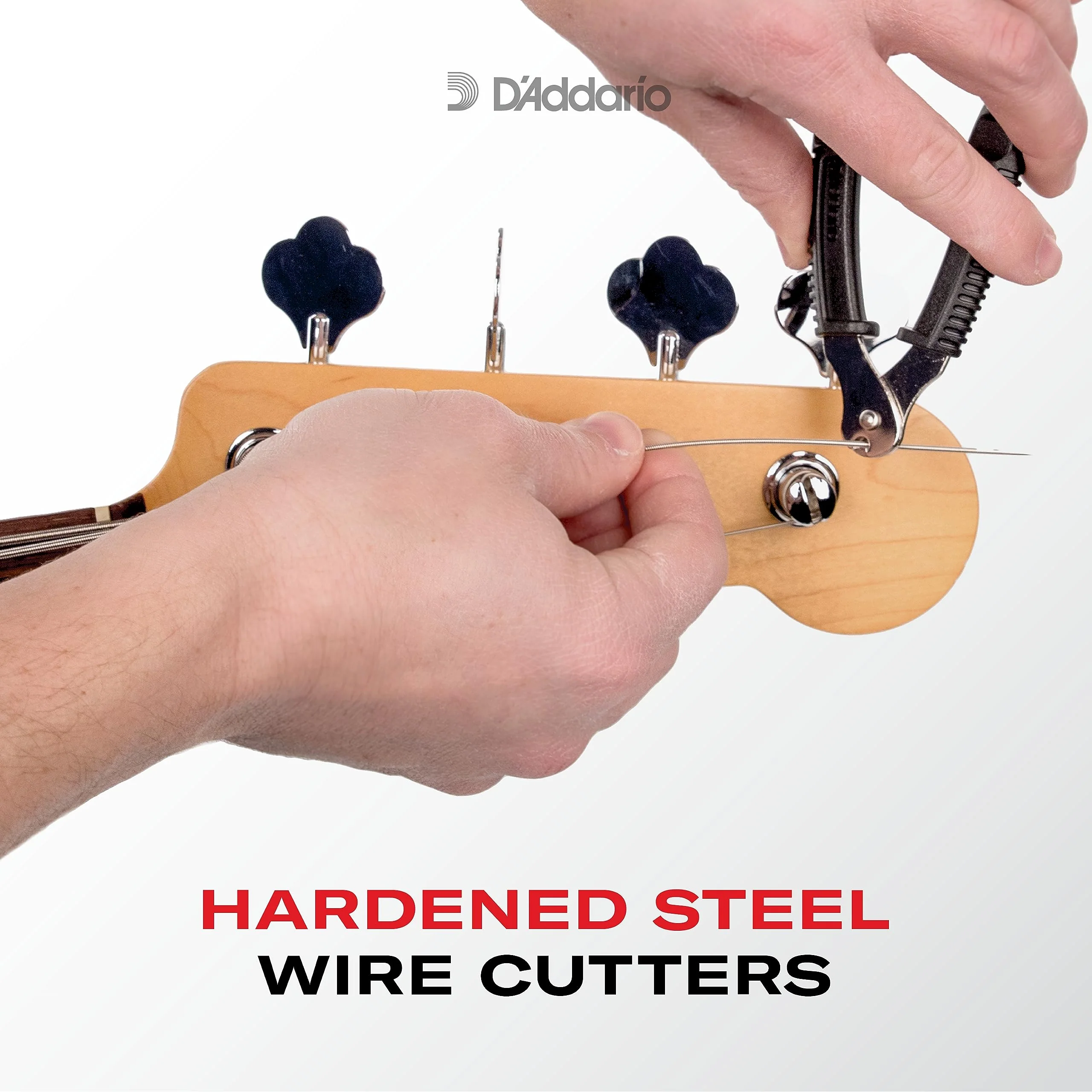 D'Addario Accessories Bass Pro-Winder - Bass Guitar String Winder, Bass String Cutter, Bass Guitar Bridge Pin Puller - Ultimate Ergonomic All in One Bass Tool for Restringing - Black Bass ProWinder - Image 5