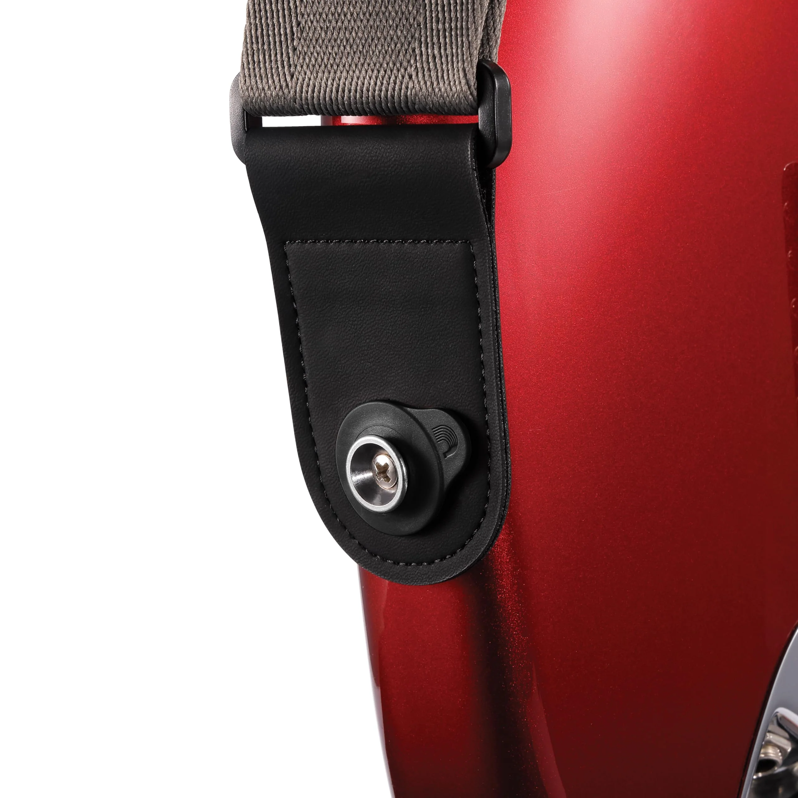 D'Addario Accessories Flex Lock Strap Blocks - Locks Straps In Place - Protect Your Instrument with No Modifications or Hardware - Easy to Attach - Set of 4 Blocks - Black - Image 3