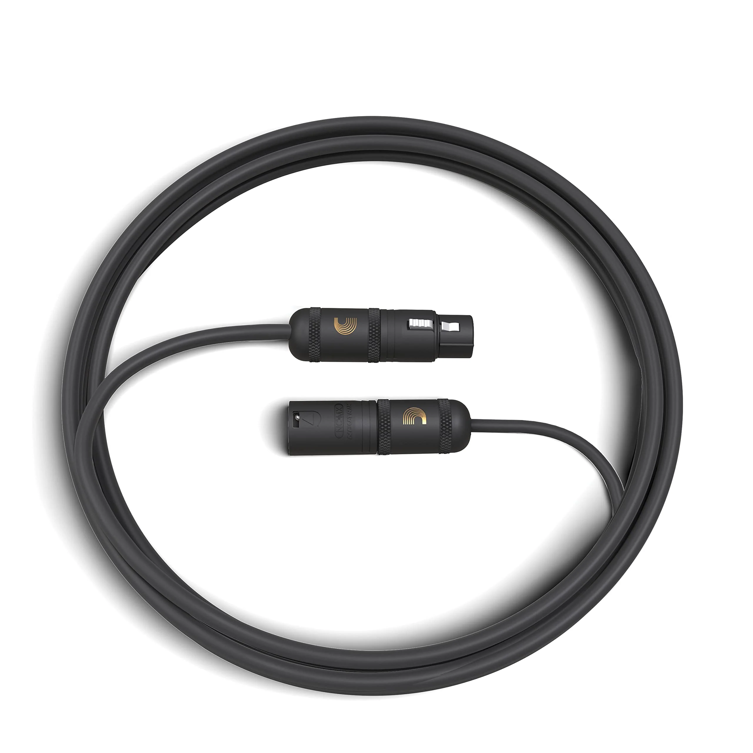D'Addario Accessories Microphone Cable - XLR Cable - Copper Braid Shield - Optimal Signal Transfer - American Stage - 10 Feet/3.05 Meters - 1 Pack - Image 2