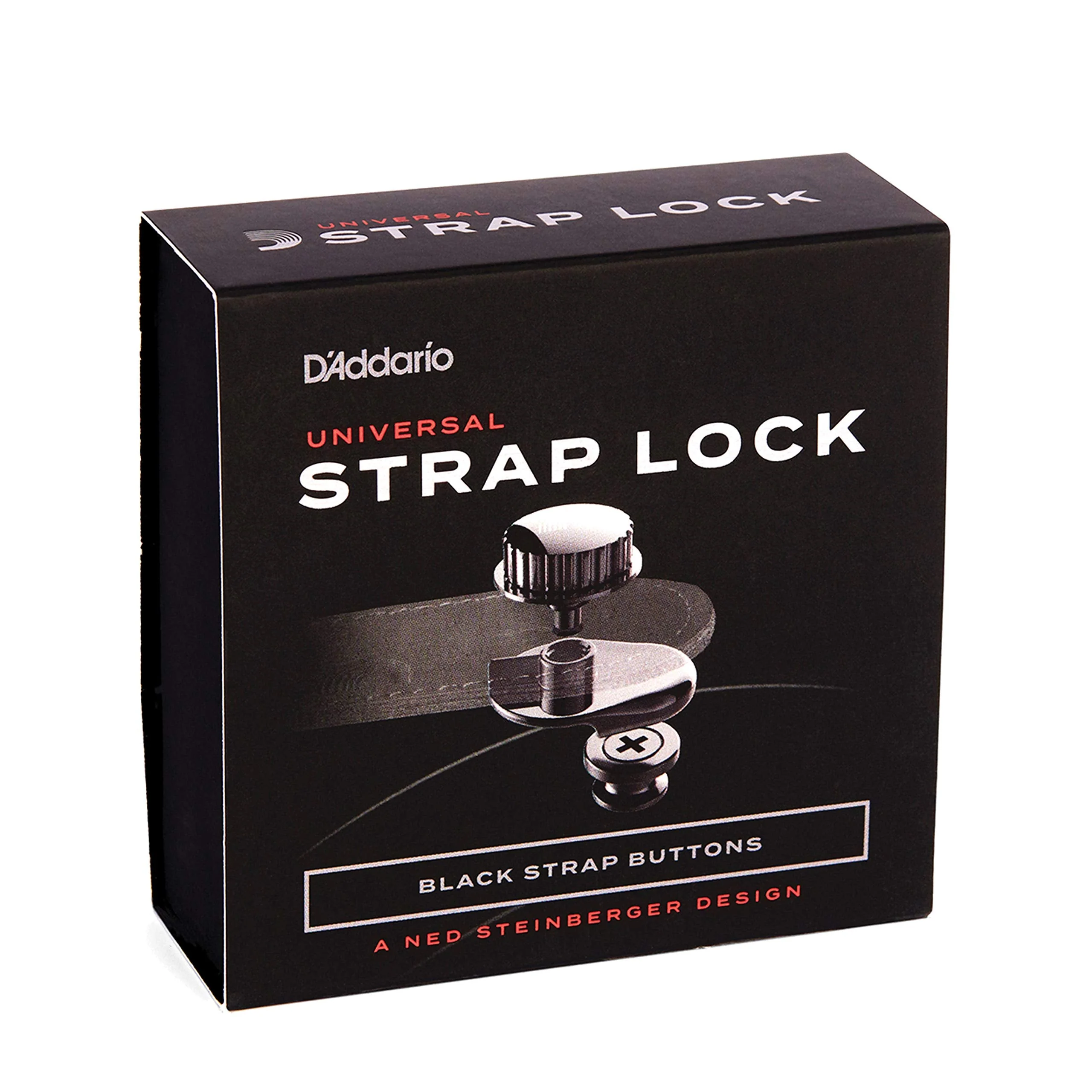 D'Addario Accessories Universal Strap Lock System, Black - Image 4