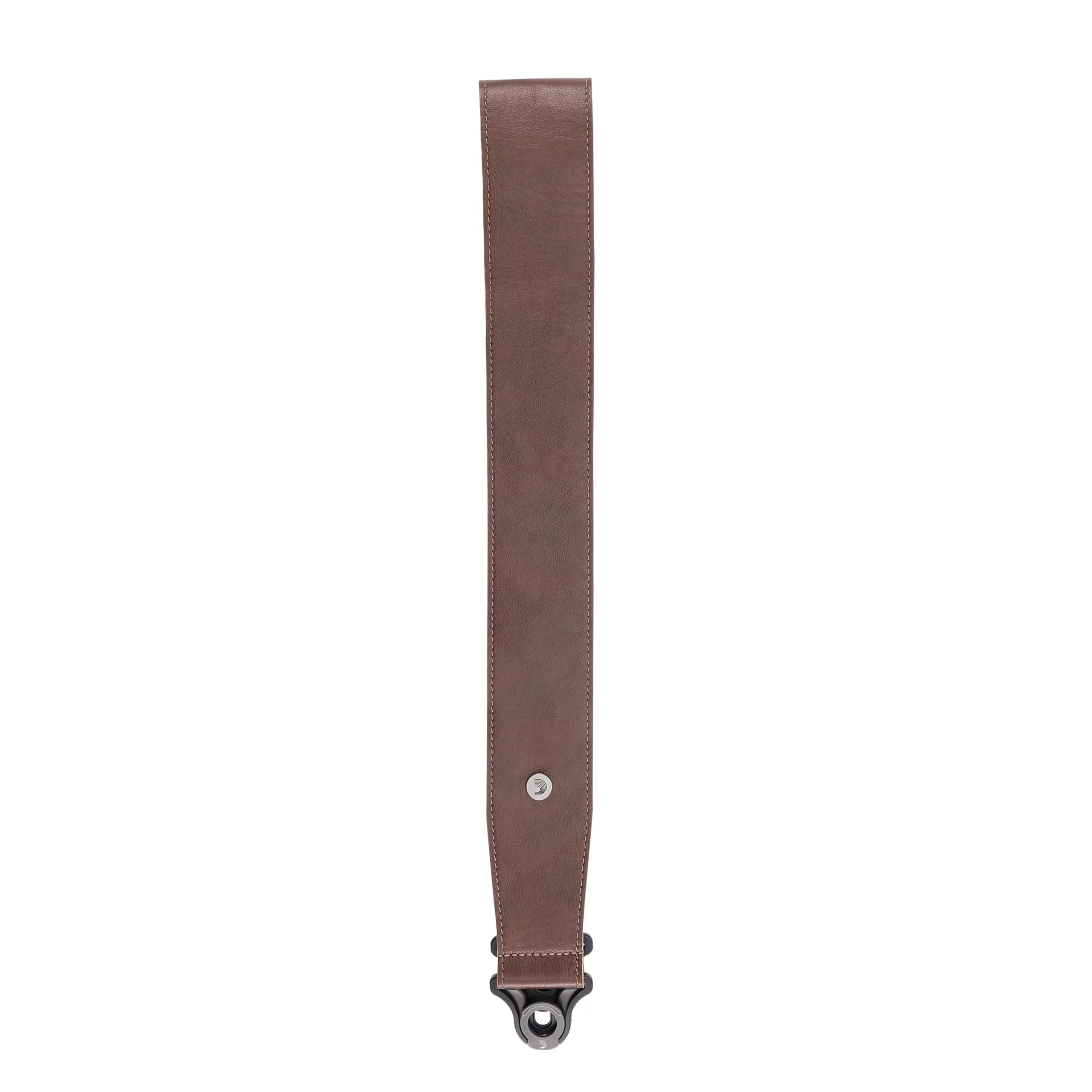 D'Addario Auto Lock Guitar Strap - Acoustic & Electric Accessories Brown 3" Width - Image 3