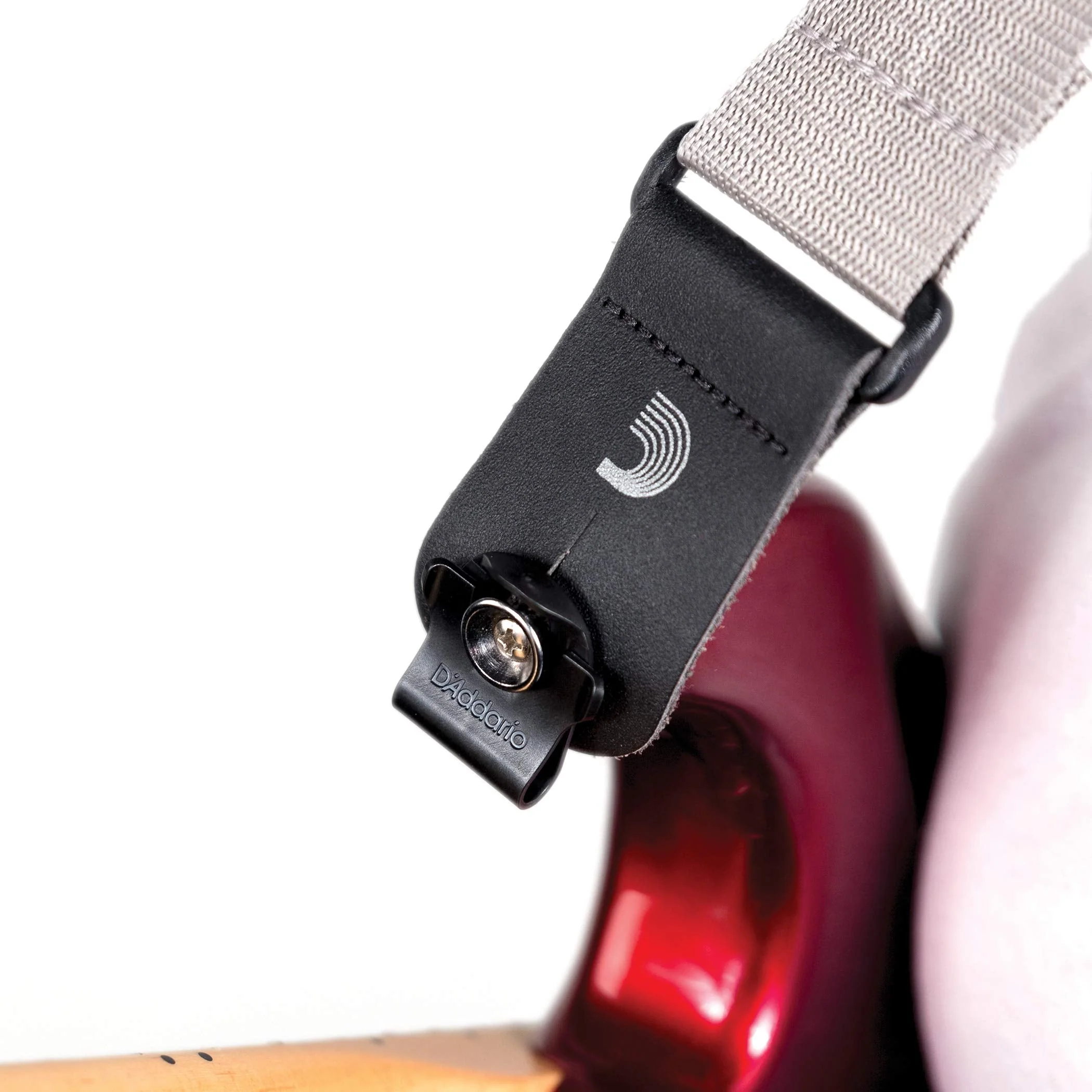 D'Addario Dual-Lock Guitar Strap Lock - Guitar Strap Locks Set - Protect Your Instrument with No Modifications or Hardware - Secures Cables - Easy to Attach - 1 Pair,Black - Image 4