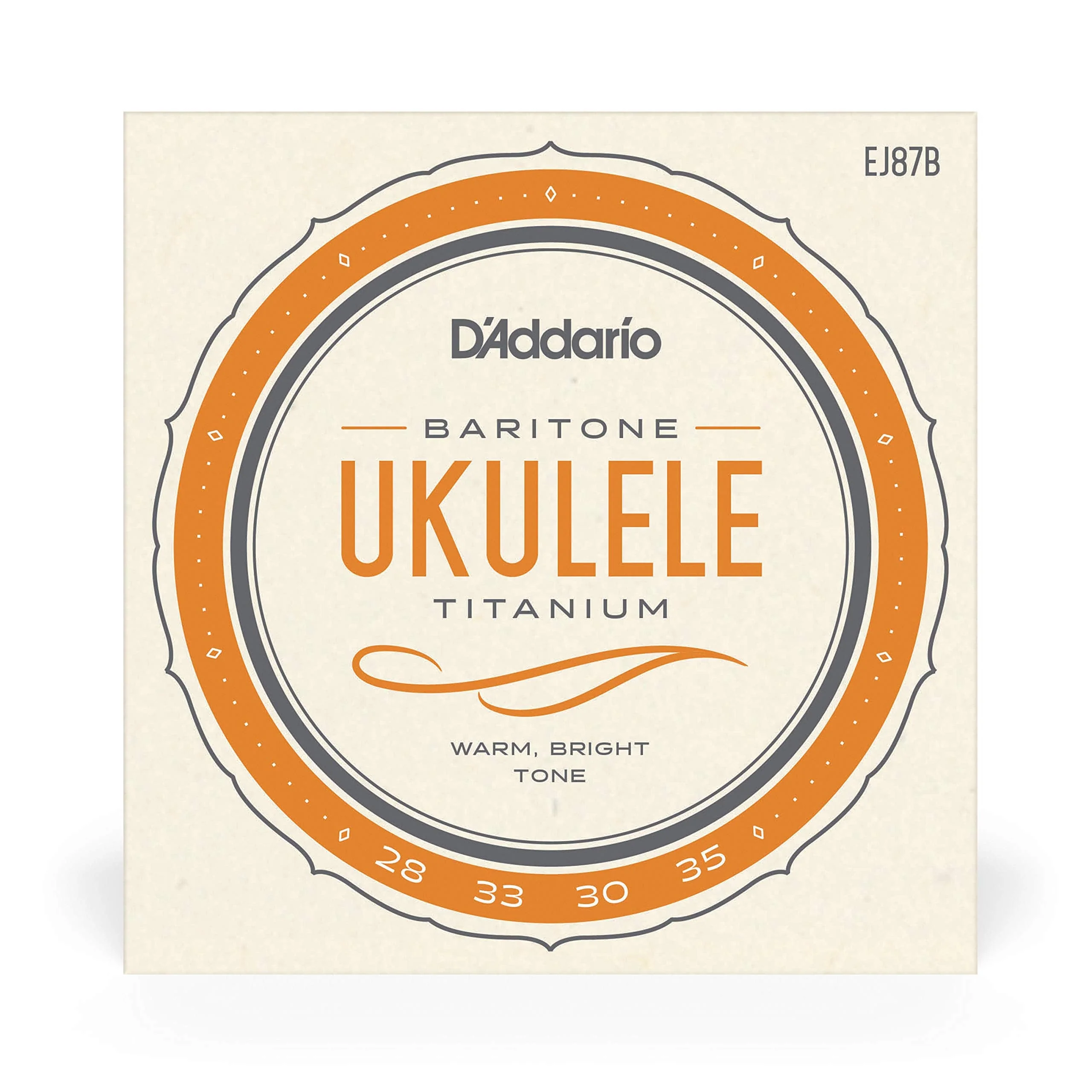 D'Addario EJ87B Titanium Ukulele Strings, Baritone - Image 2