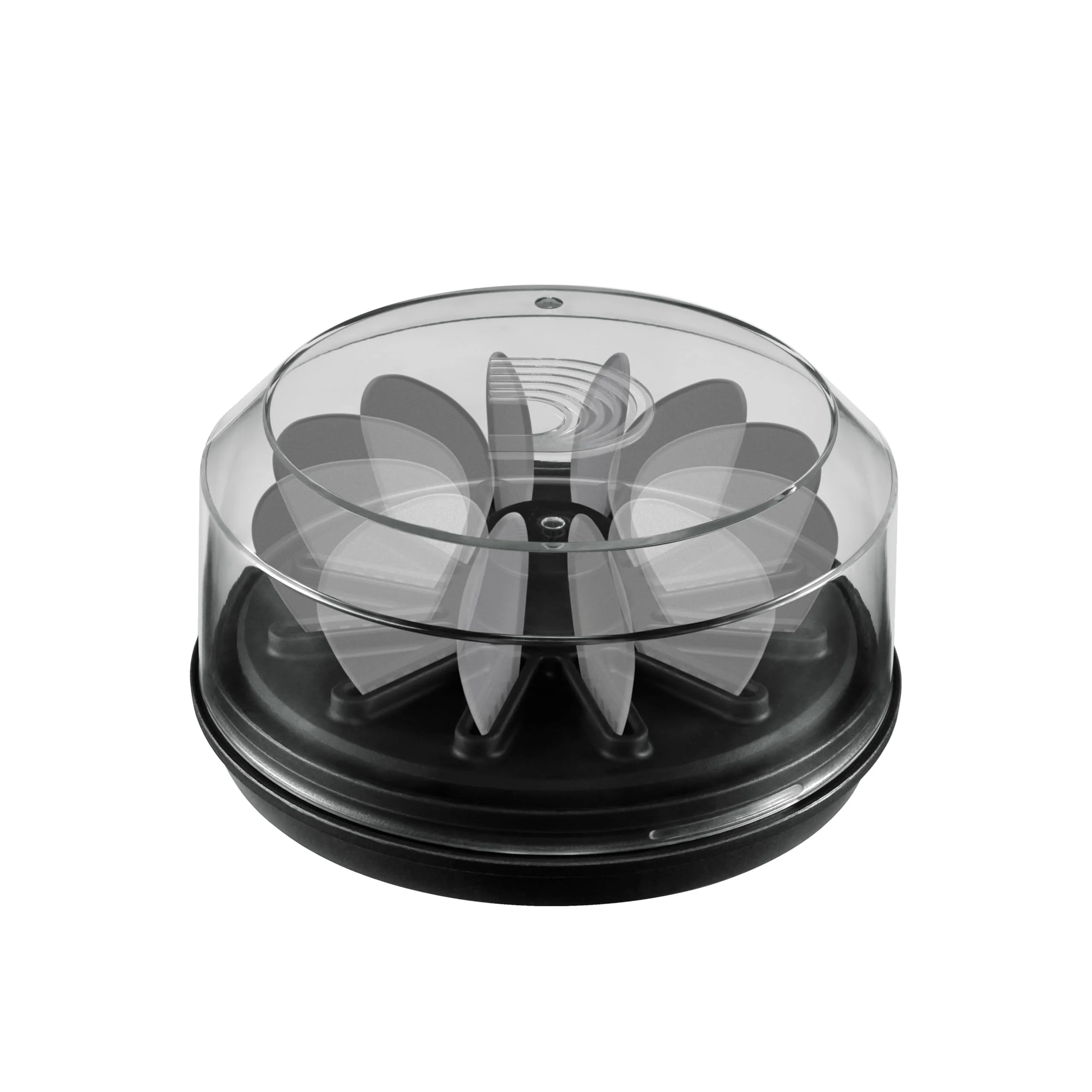 D'Addario Guitar Pick Holder 360, Case for Up to 12 Picks, Clear Lid, Gift for Musicians