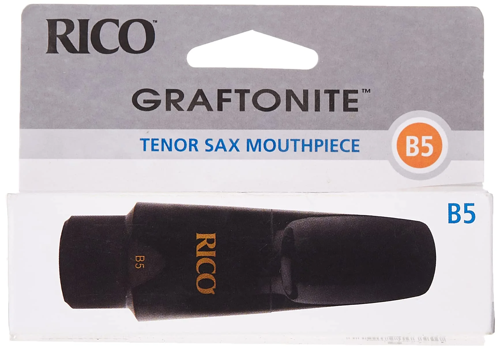 D'Addario Rico Graftonite Tenor Sax Mouthpiece, B5 - Image 2