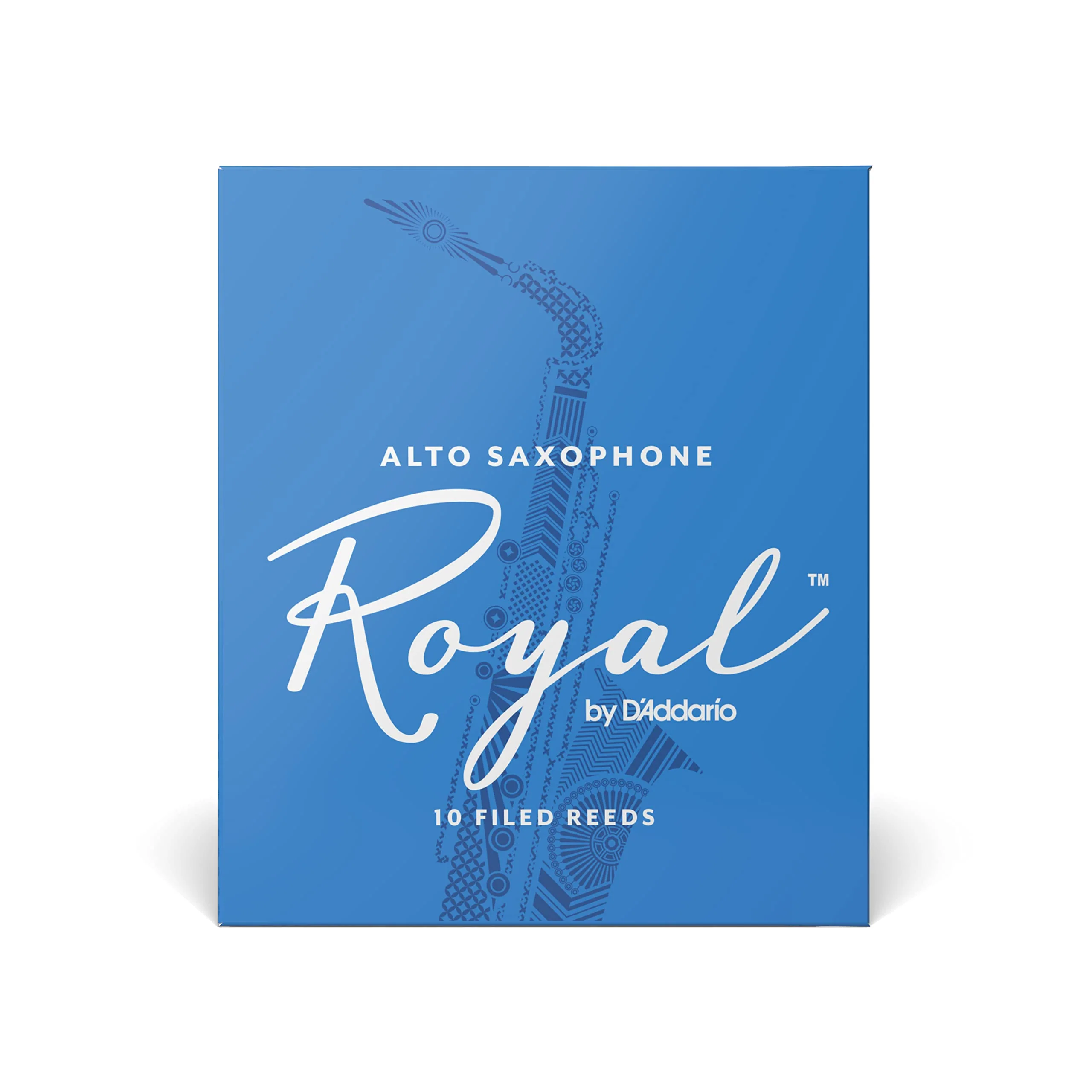 D'Addario Woodwinds - Royal Alto Saxophone Reeds - Alto Sax Reeds with Strong Spine - Alto Saxophone Reeds - Great for Classical or Jazz - Strength 2.5, 10-Pack - Image 2