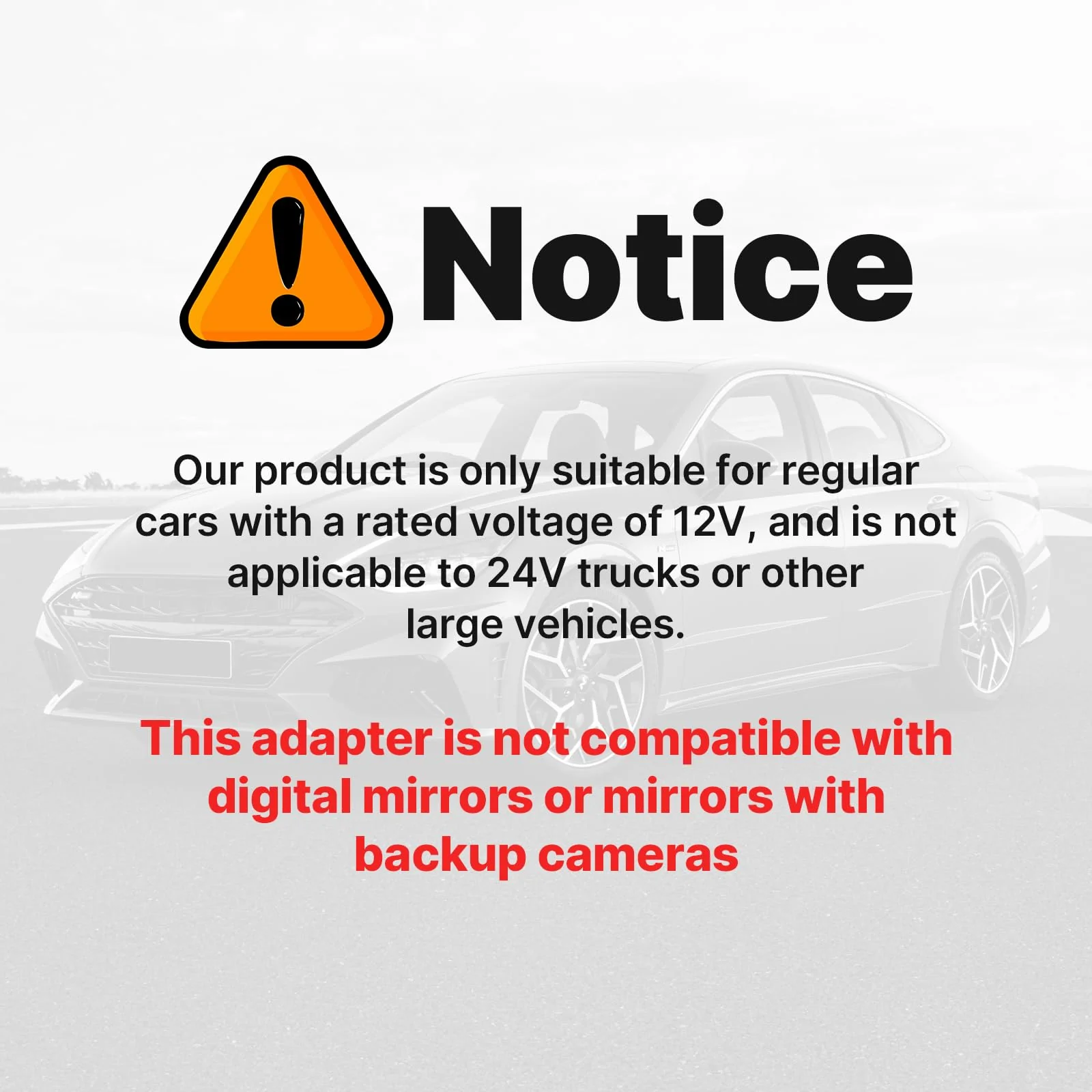Dashcam Power Adapter 3-pin Model A Compatible with Volvo XC40 XC60 XC90 S60 V60 C40 Dash Cam Power Adapter, Connects to Rearview Mirror, GPS Charger Built-in USB Power Port - Image 5