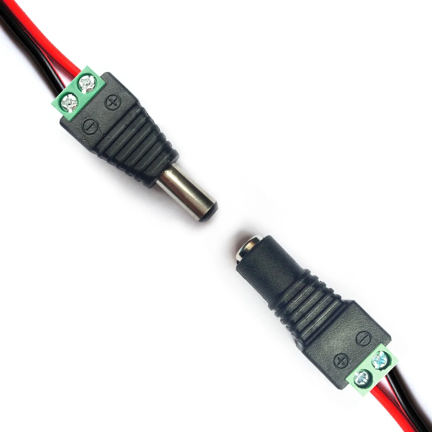 DAYKIT 10 Pairs 12V Male+Female 2.1x5.5MM DC Power Jack Plug Adapter Connector for CCTV Camera - Image 7
