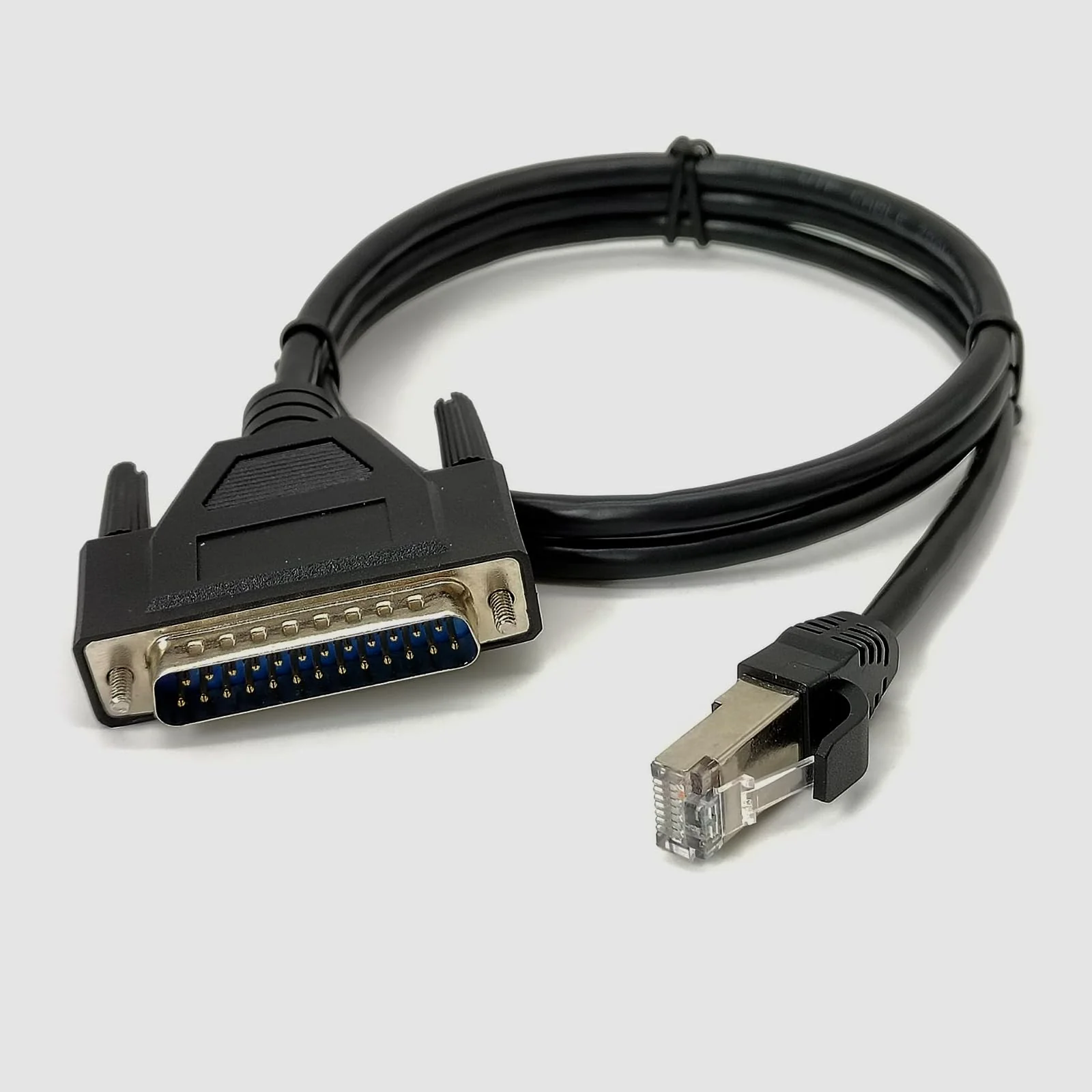 DB25 Male to RJ45 Male Ethernet Modem Console Cable 1Meter