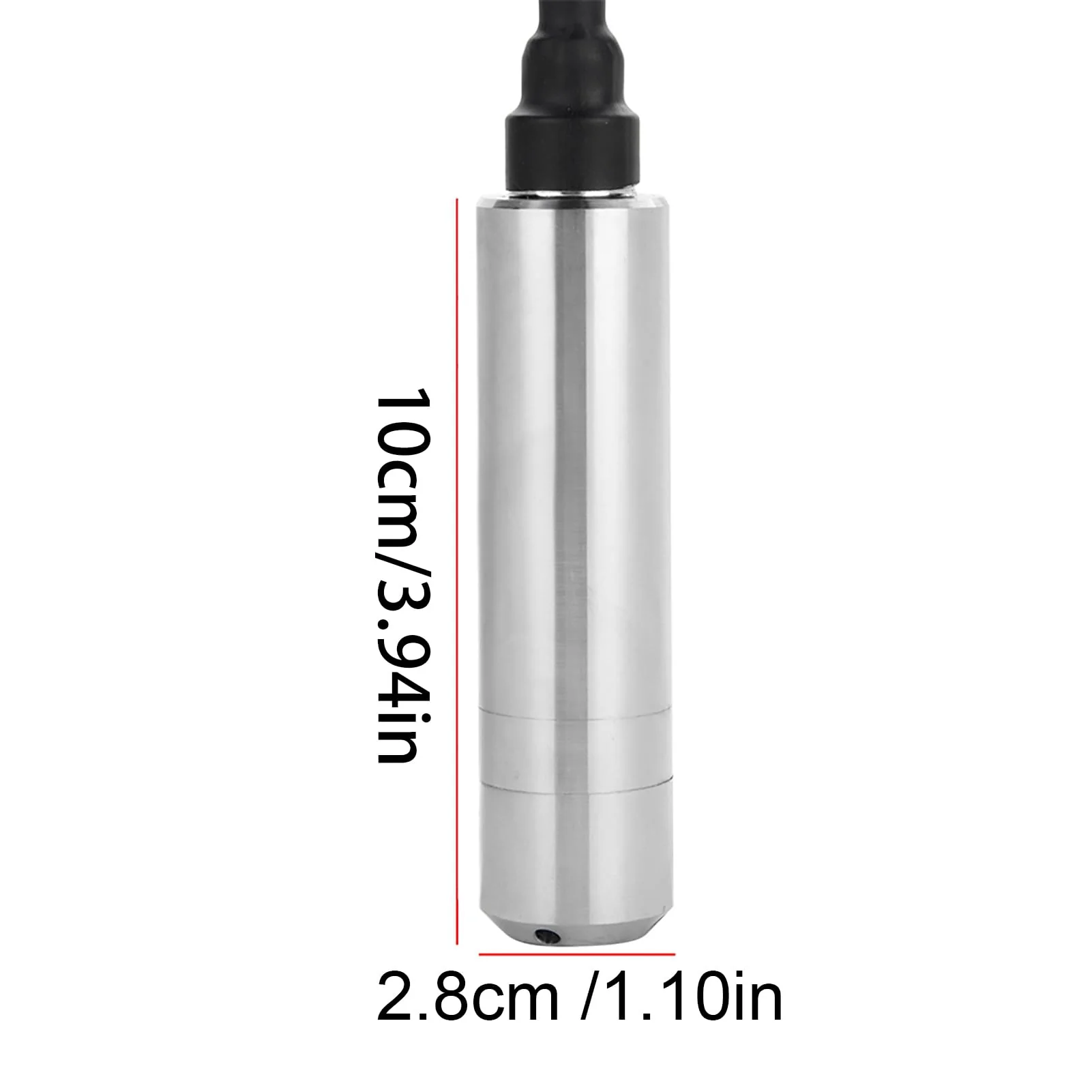 DC 24V 4-20mA Plug-In Level Sensor ALS-MPM-2F for Depth Measurement 0-5m, Stainless Steel, Anti-Corrosion, Anti-Clogging, Default - Image 2