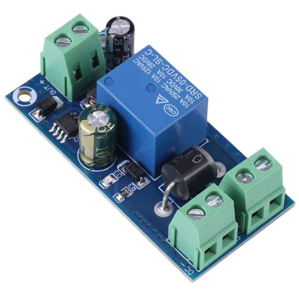 DC Backup Battery Switching Module, 5V~48V 10A Power Supply/Battery Automatic Switching Module Emergency Control - Image 8
