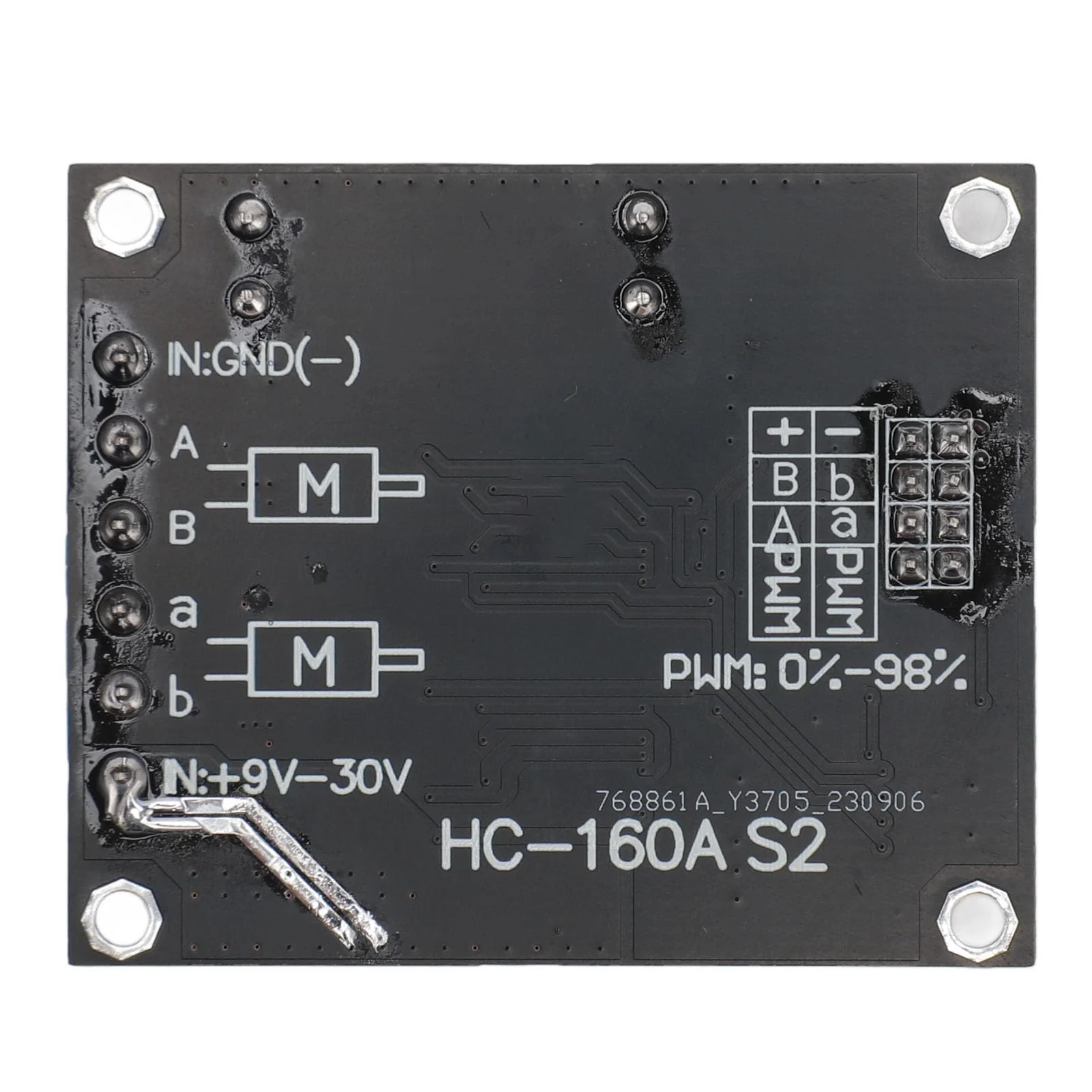 DC Motor Driver, 9V-30V 60A Motor Drive Controller Board Module Double Channel PWM High Performance H Bridge DC Step Module for Industry - Image 6