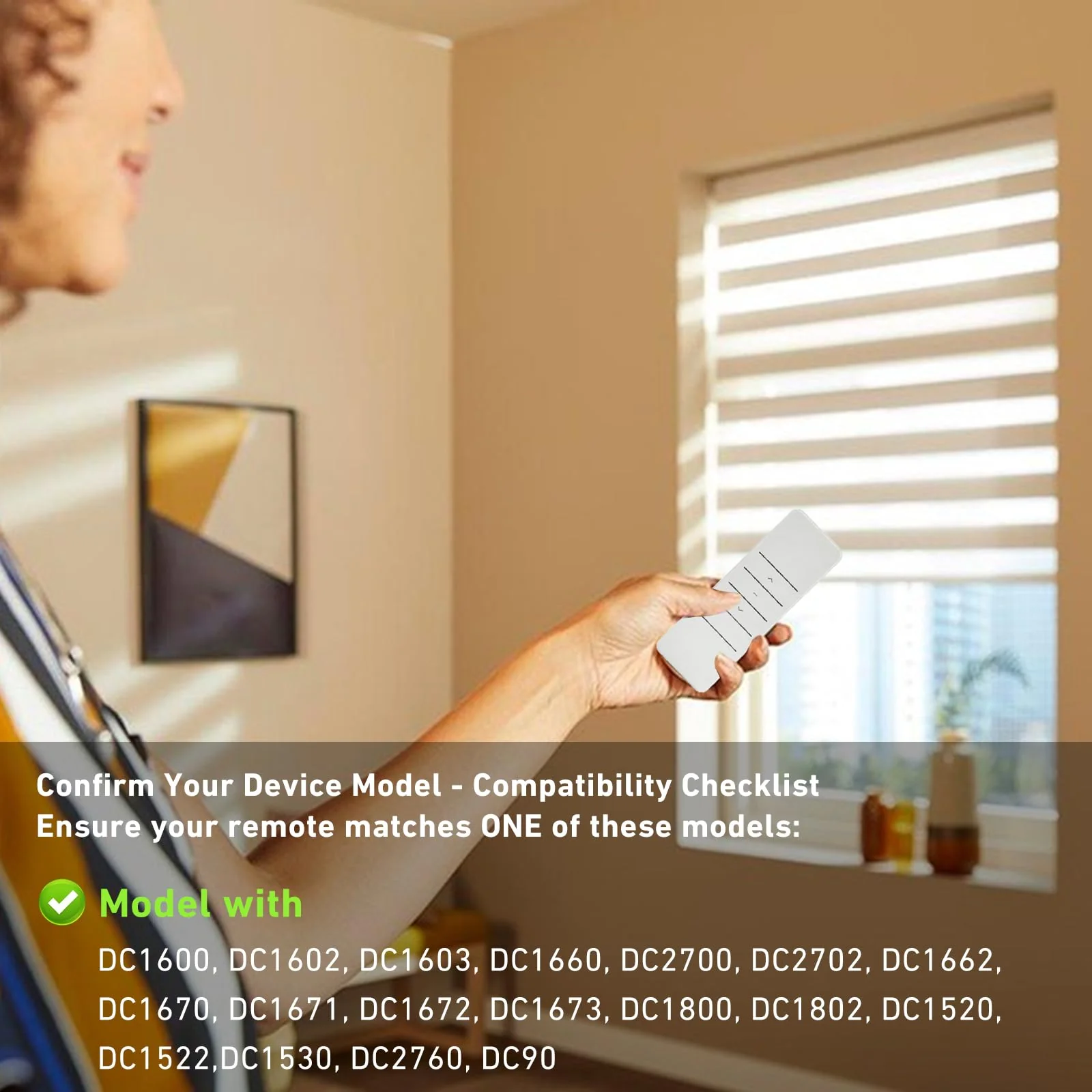 DC2700 1 Channel Wireless RF Transmitter Emitter Remote Controller for Curtain Motor DT52E/KT82TN/DT360 - Image 2