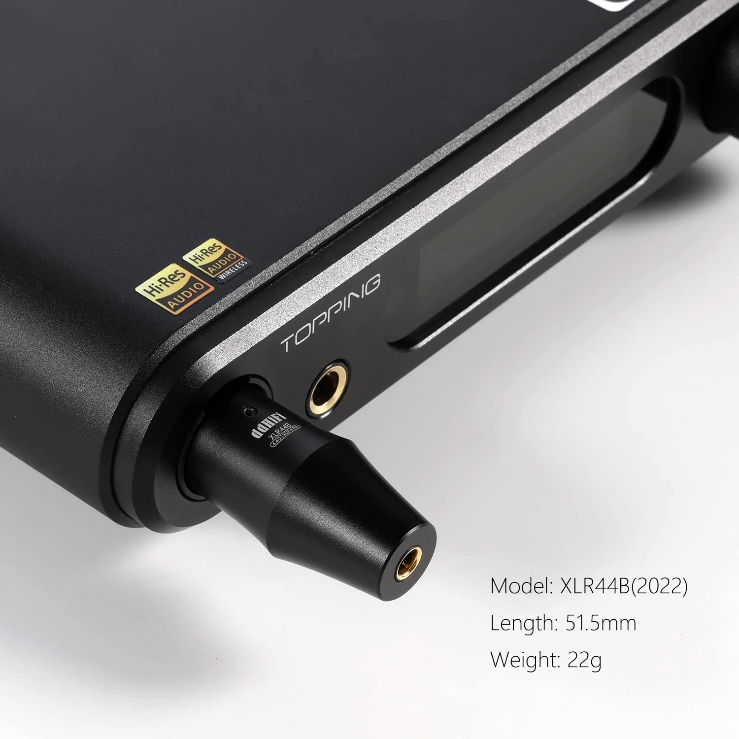 DD ddHiFi XLR44B (2022) XLR 4pin to 4.4mm Balanced Headphone Jack Adapter, Audio Converter for Earphones/Headphones - Image 5