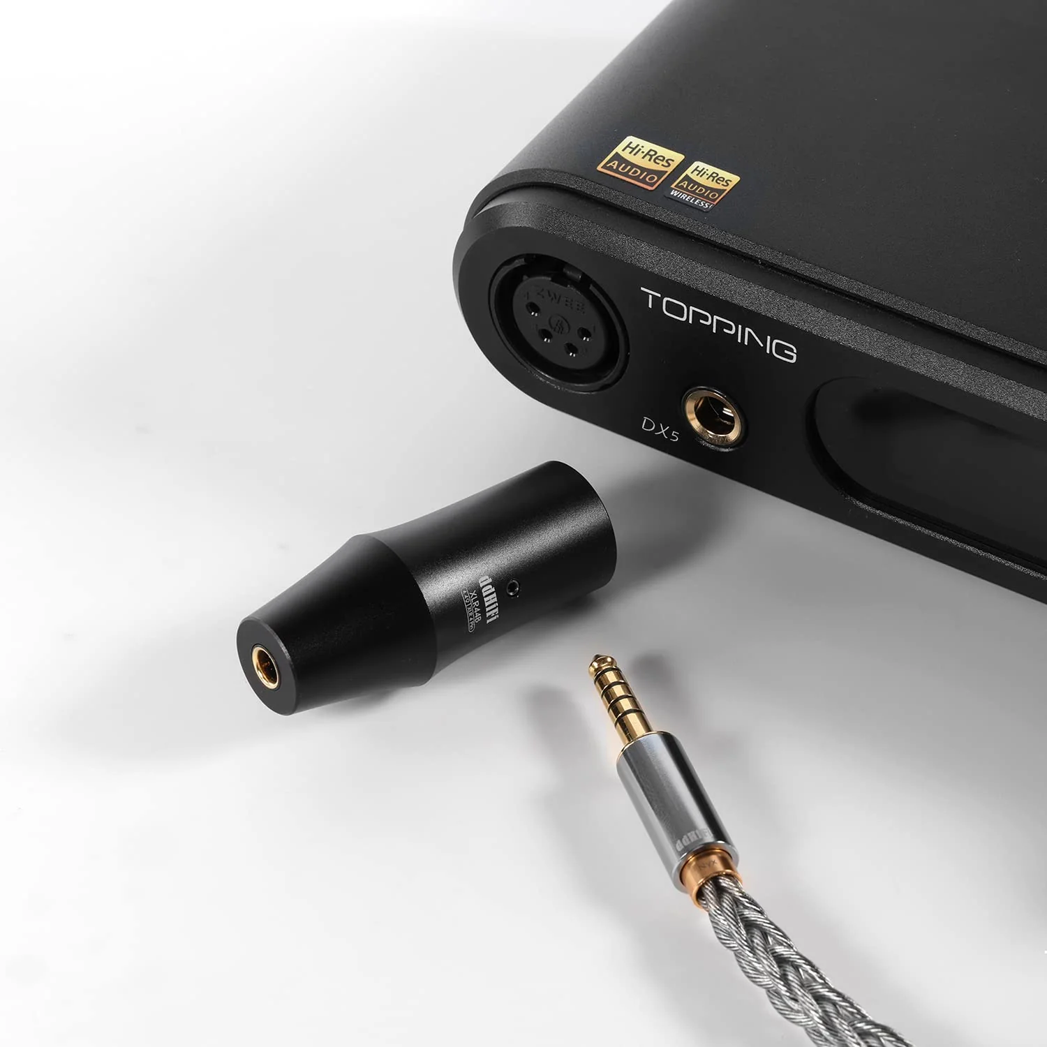DD ddHiFi XLR44B (2022) XLR 4pin to 4.4mm Balanced Headphone Jack Adapter, Audio Converter for Earphones/Headphones - Image 6