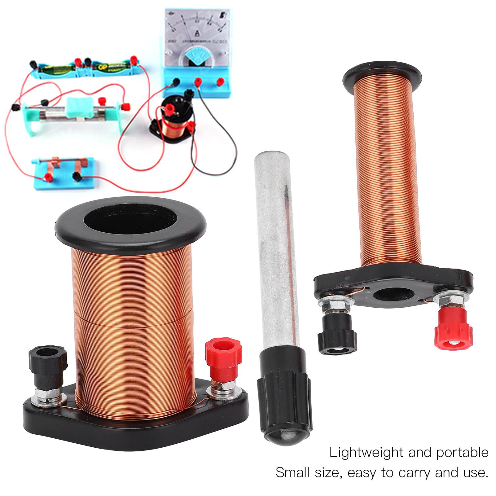 Demonstration Induction Coil, Primary Secondary Coil Physical Electromagnetic Induction Coil Experiment Device Magnetic Wire Coil for Physics Teaching - Image 2