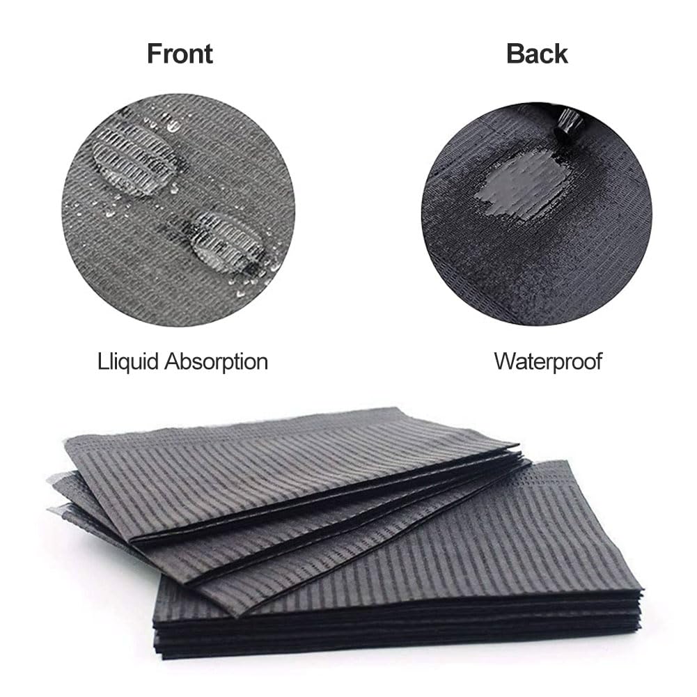 Dental Bibs, Tattoo Bibs, Tattoo Pads, Tattoo Tablecloths, Dental Bibs, Disposable Clean Pad for Tattoo Applications, Table Covers for Nail Salon, 33 cm x 45 cm, Pack of 30 - Image 4
