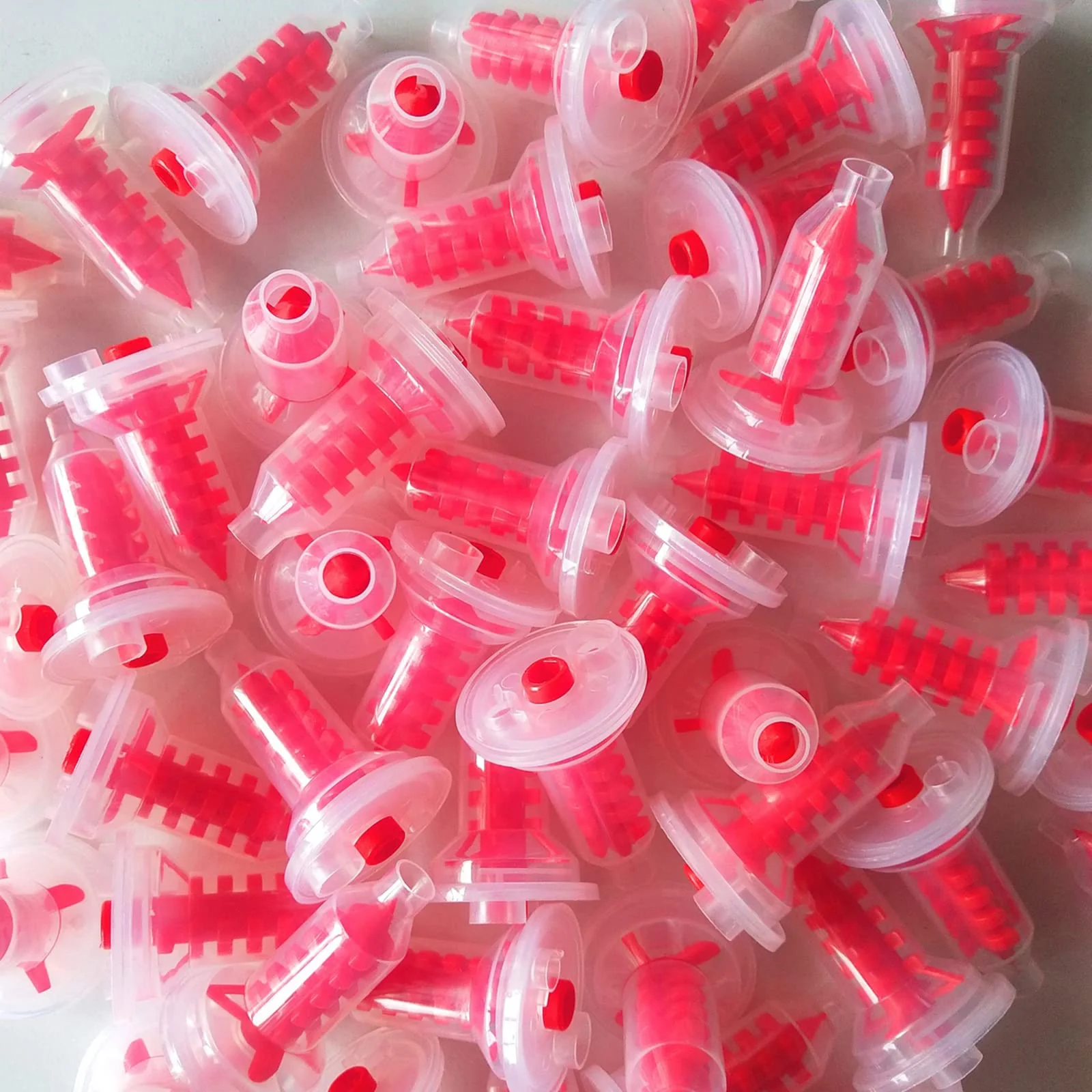Dental Impression Mixing Tips, YOUYA DENTAL 50pcs Dental Intra Oral Tips for Dentistry Materials Mixing Tube Disposable Silicone Rubber Head Lab Products - Pink Large 50Pcs NT7055-Red - Image 9