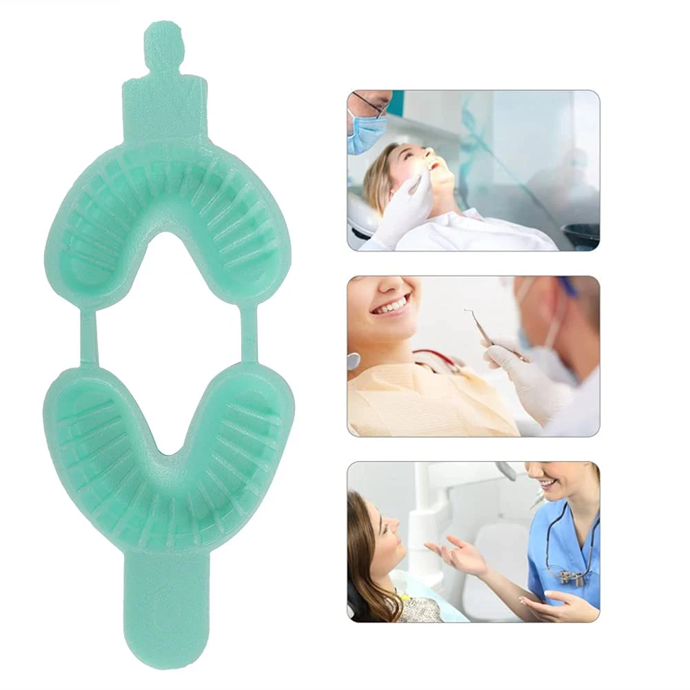 Dental Tray Kit, 50pcs/Set Disposable Fluoride Trays, Double Arch Trays, Dental Aids, Dental Tray Accessories(S) S - Image 3