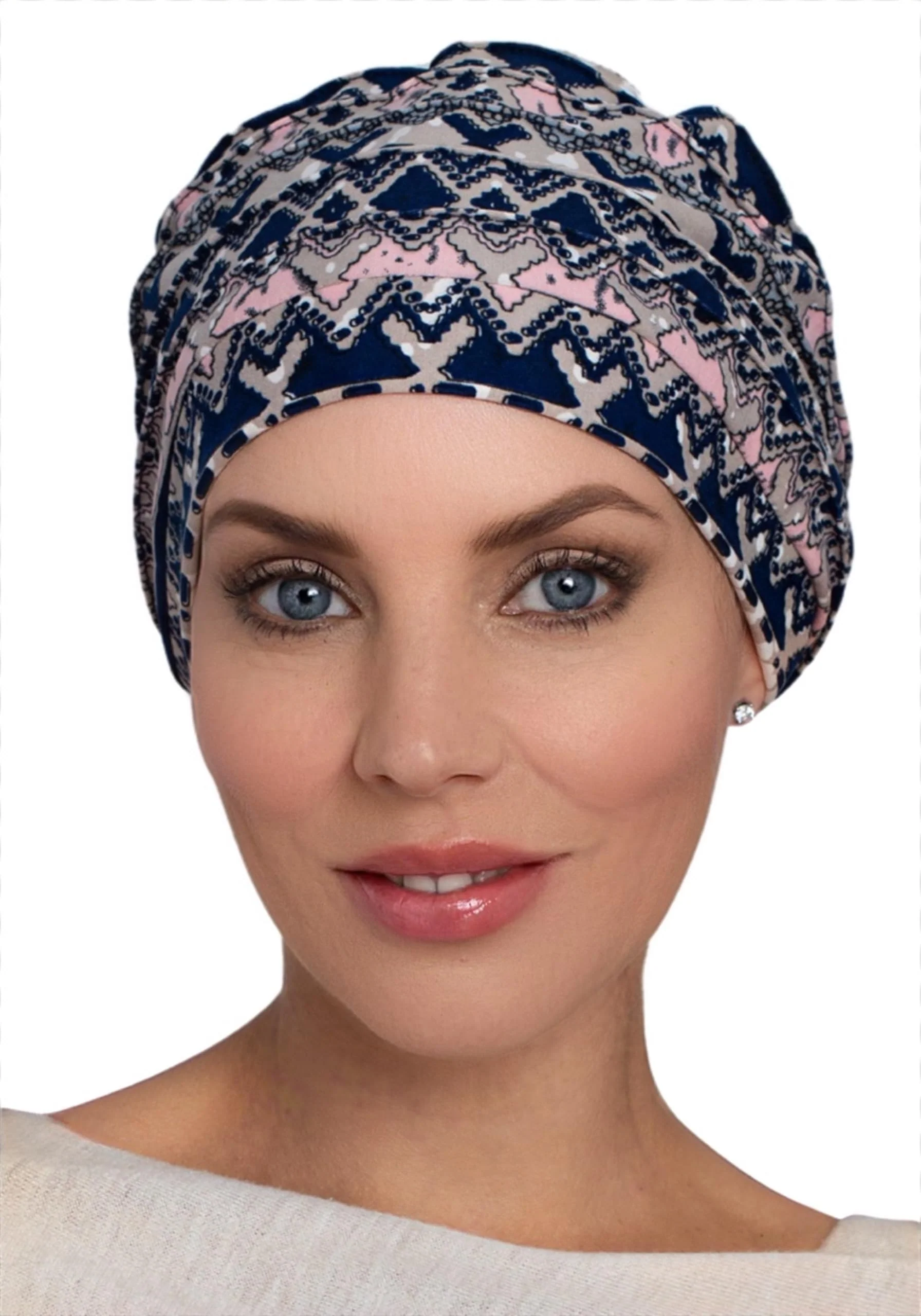 Deresina Harmony Volume Headwear Bamboo Chemo Hat for Women Pattern V2