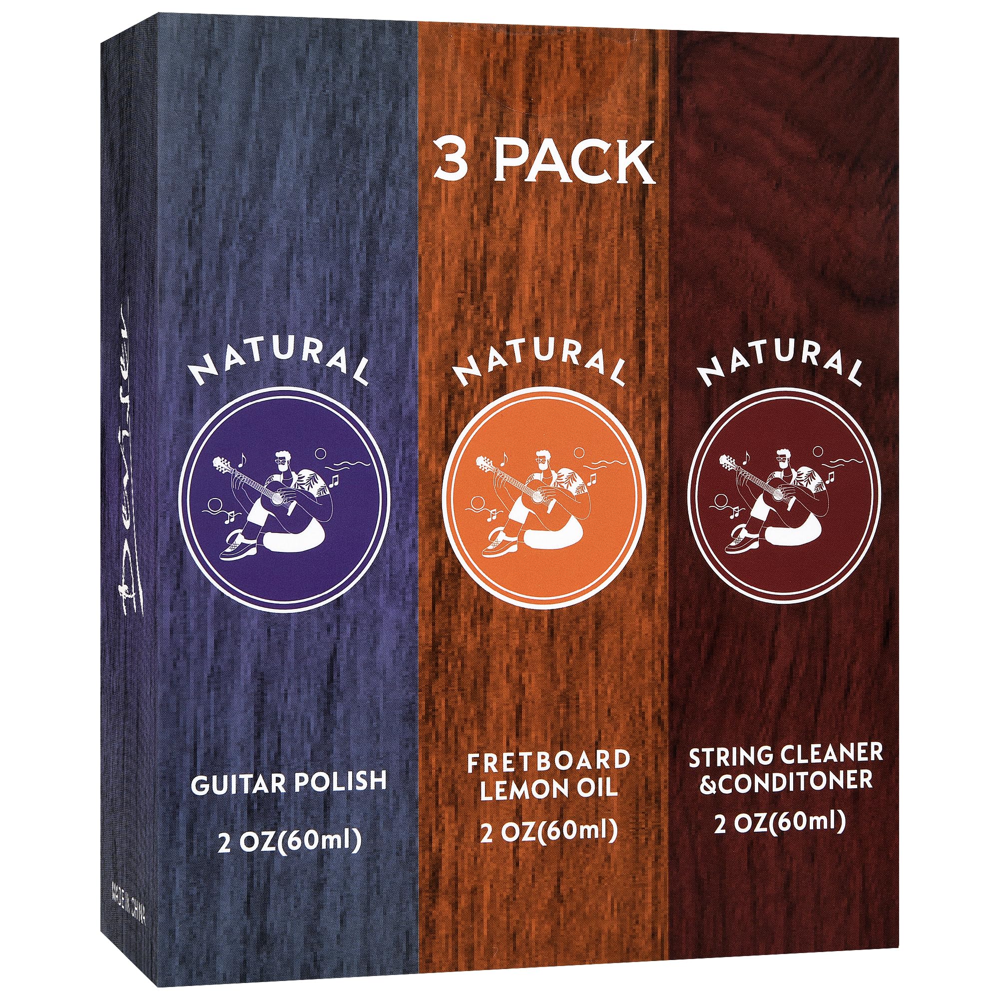 Deviser Guitar Cleaning,All IN ONE Kit,fretboard Lemon oil,Polish,Guitar String-cleaner,Guitar string winder,Cleaning cloth for guitar cleaning and maintenance 3 PACK - Image 7