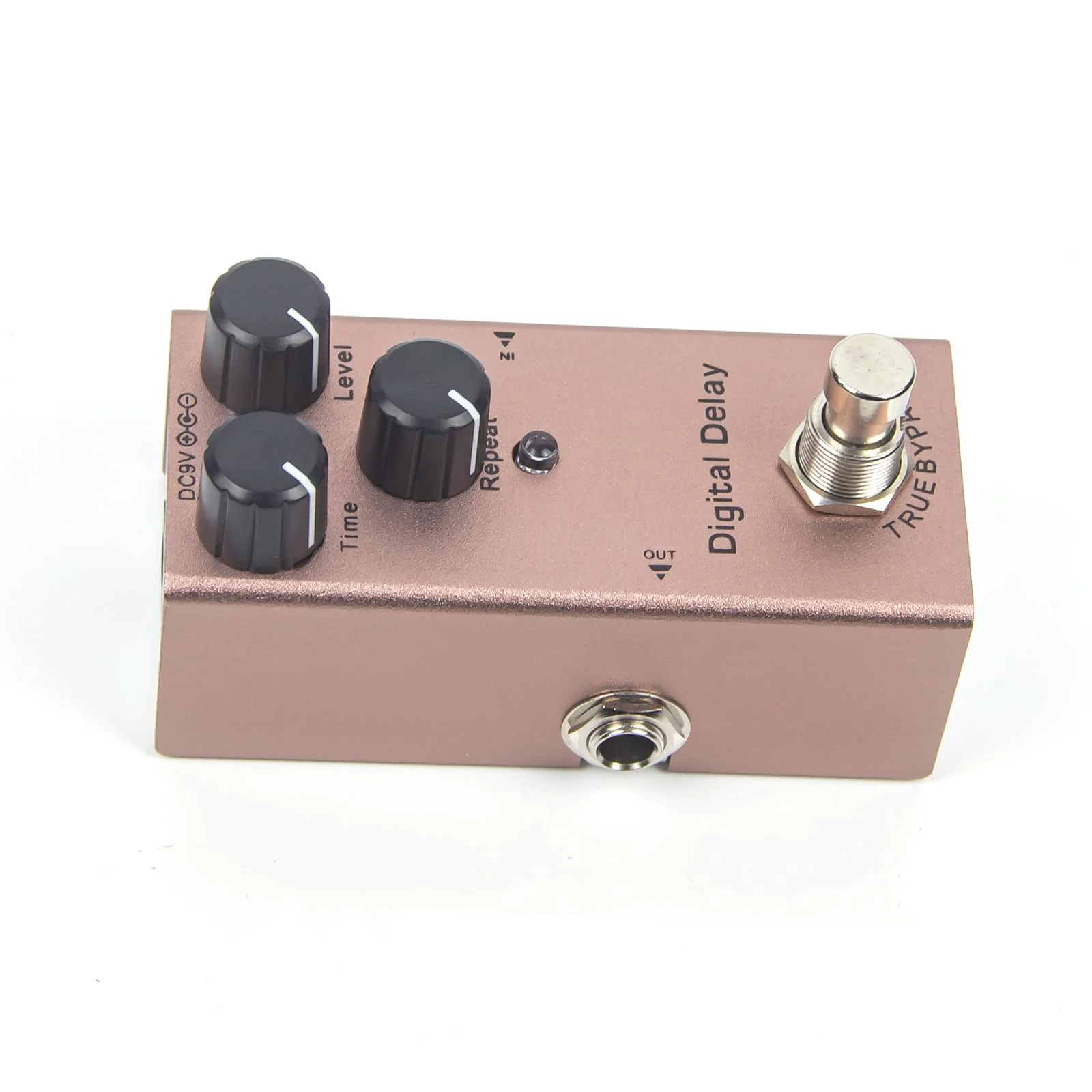 Digital Delay Electric Guitar Effects Pedal - Mini Size, True Bypass, Noise Reduction, Aluminum Alloy, 9V DC Power, 20ms-600ms Delay - Image 5