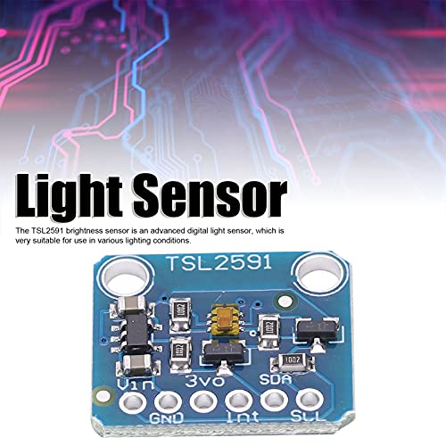Digital Light Sensor TSL2591 with Infrared and Full Spectrum Diodes 3.3-5V I2C Large Dynamic Range for Accurate Light Measurement - Image 2