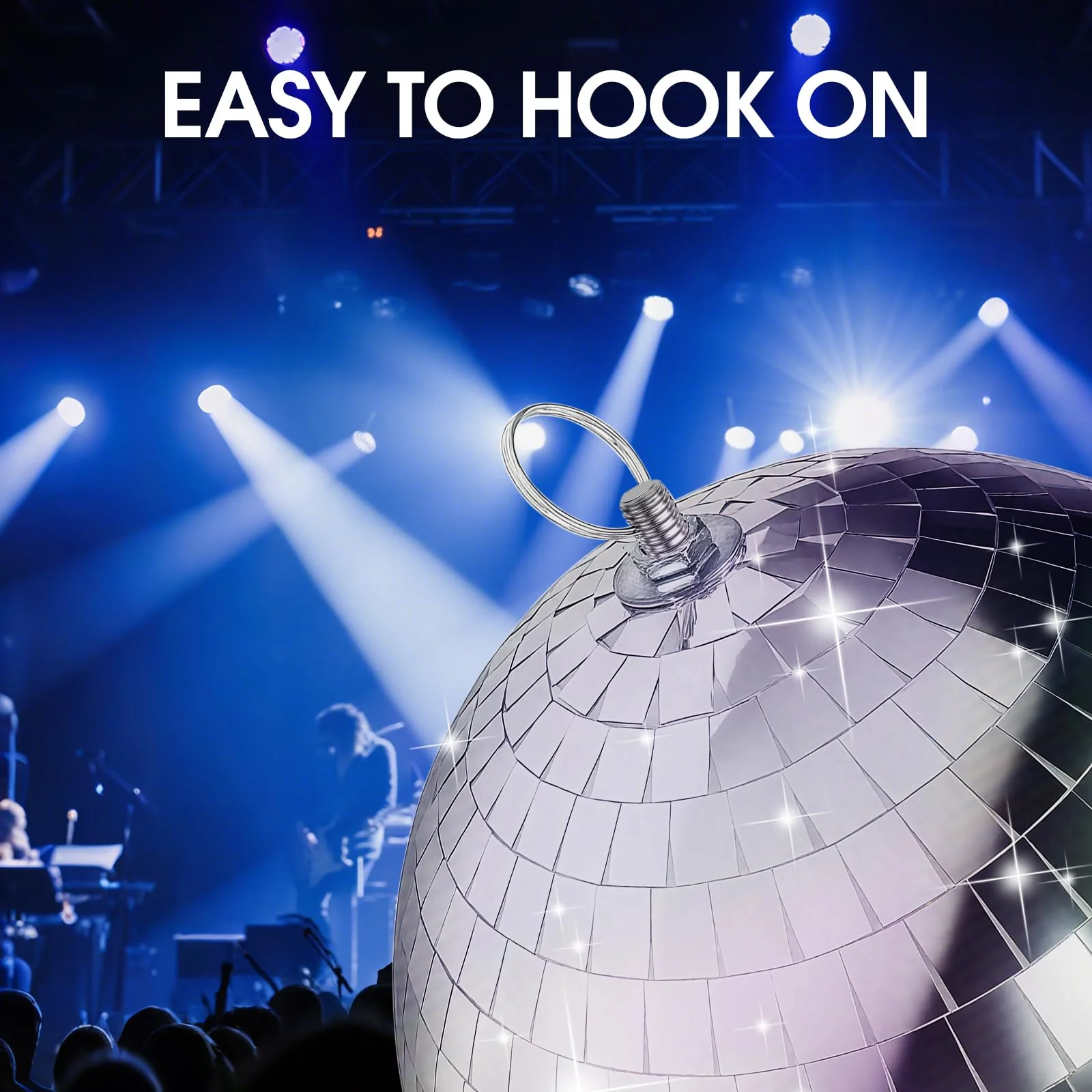 Disco Ball 2 Pack, 8 Inch Shatterproof PET Mirror Disco Ball Decor for Party, Wedding, Club - Safe & Durable Hanging Dance Balls, Non-Glass Party Decorations - Image 4