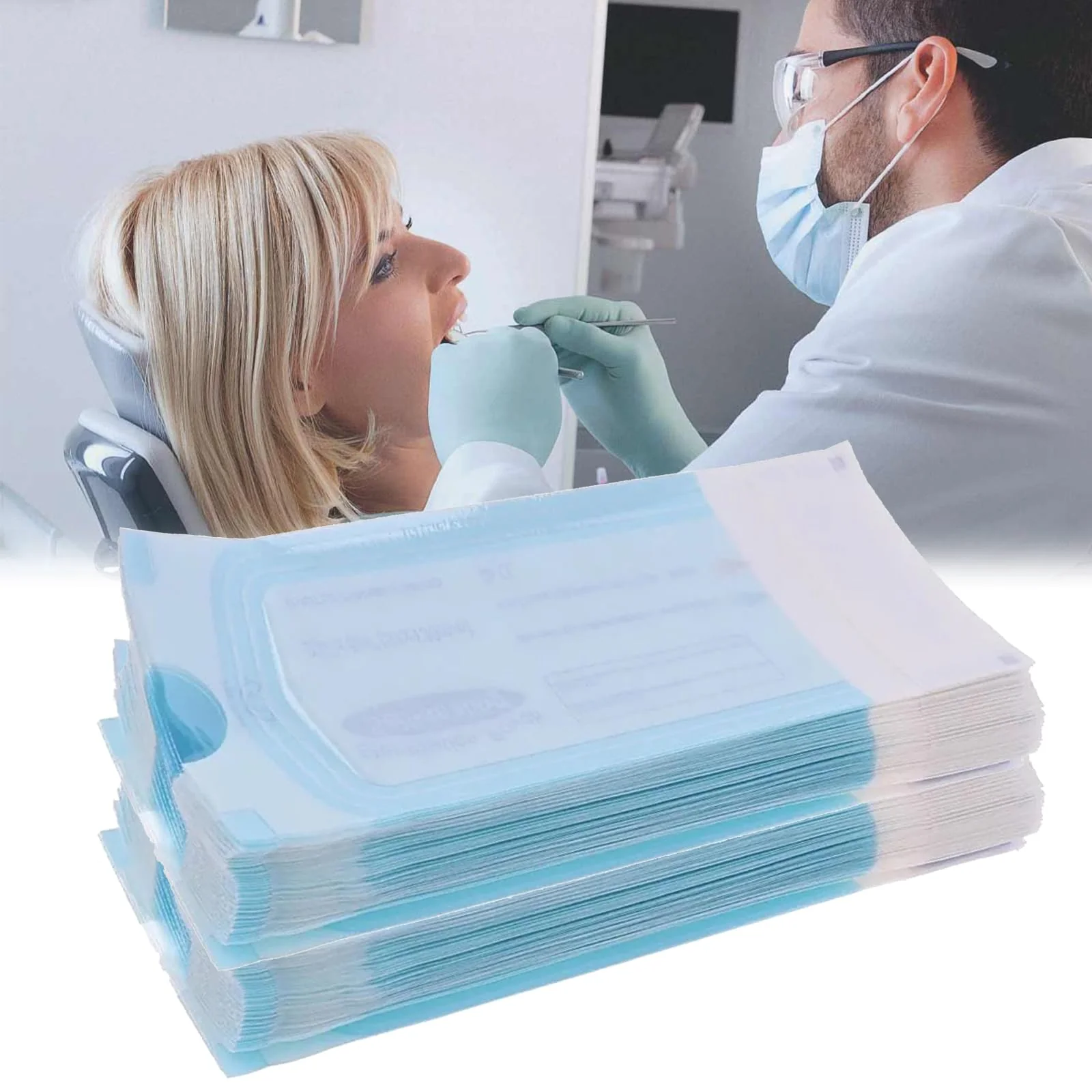 Disposable Sterilisation Bags, 200 x Sterilisation Bags 5.7 x 13 cm with SK Seal Sterilising Bag, Sterilising Bag for Autoclaves, Self-Adhesive, Sterilising Bag for Autoclaves - Image 7