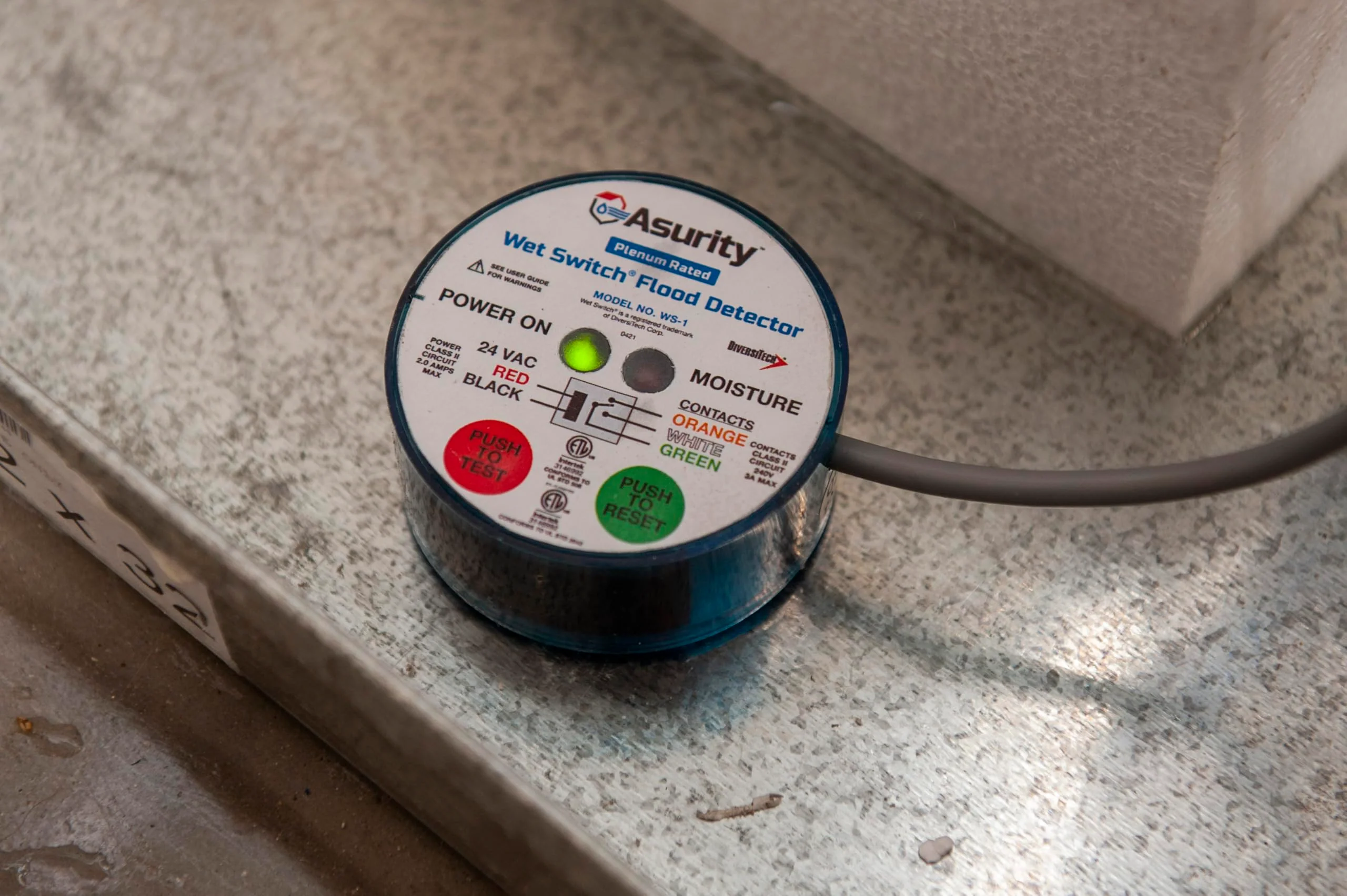 Diversitech Wet Switch Flood Detector, 8" x 1.55" x 9.6" (WS-1) - Image 4