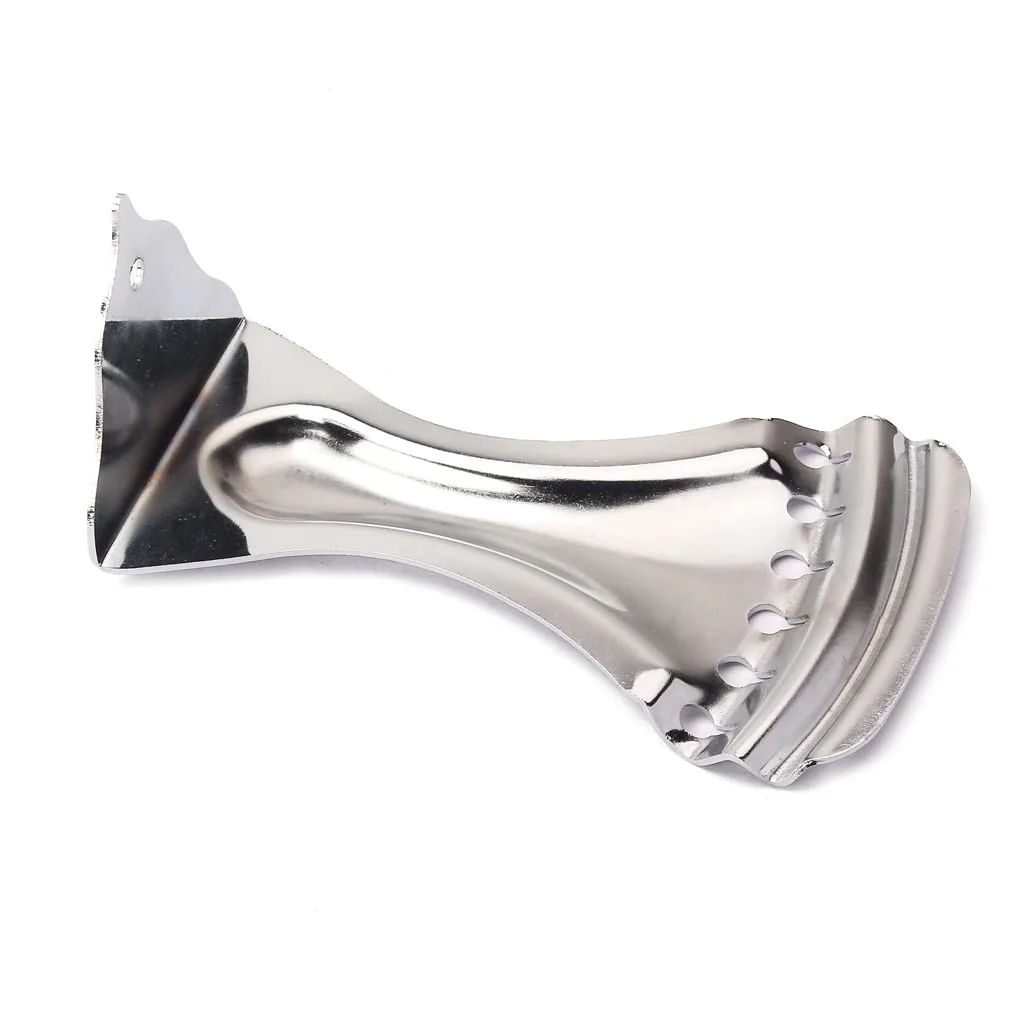 Dobro Tailpiece,6 Strings Guitar Tailpiece Accessories Replacement for Dobro Style Resonator Guitar Chrome - Image 5