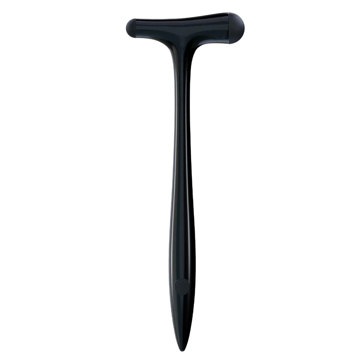 DocCheck Thïngs "Clôppe" Reflex Hammer - Red Dot Design Award 2022, Neurological Reflex Hammer According to Trömner, Pointed Handle for Skin and Surface Reactions, Aluminium (Black) black