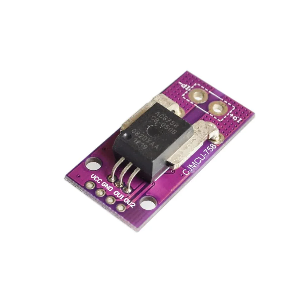 DollaTek 50A Hall Current Sensor Module Linear Analog AC DC 3.3V-5V High Accuracy for Arduino RC Model Connection - Image 2