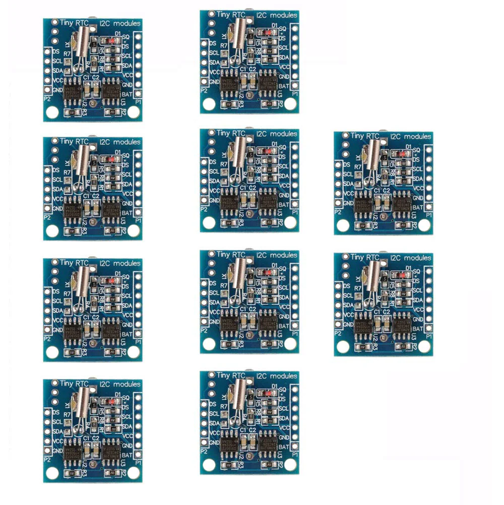 DollaTek Tiny RTC I2C DS1307 AT24C32 Real Time Clock Module for Arduino AVR PIC 51 ARM Pack of 10