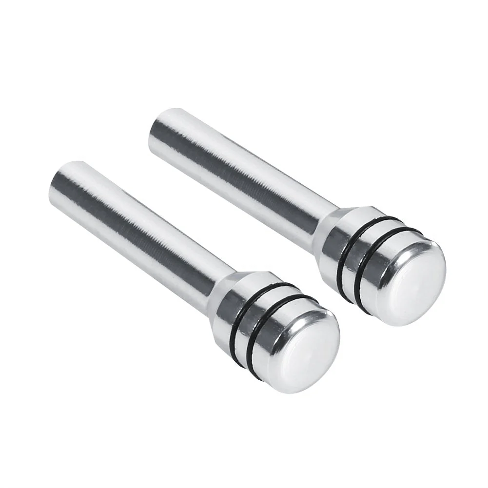 Door Lock Pull Knob,Door Lock Knob,2Pcs Universal Car Truck Aluminum Interior Door Lock Knob Pins Cover Silver Car Door Lock Buttons car Door Lock knobs car Door Lock knobs