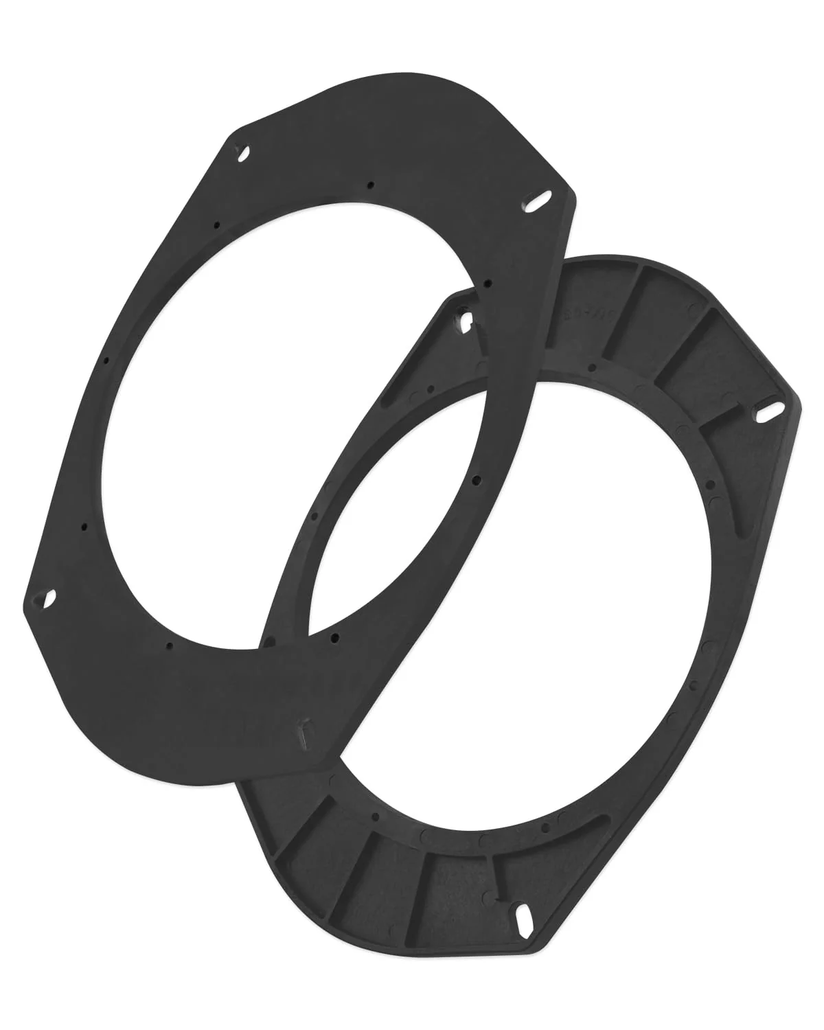 Door Speaker Adapters Fit for Dodge/Chrysler/Jeep 6X9 to 6.5 Inch Black