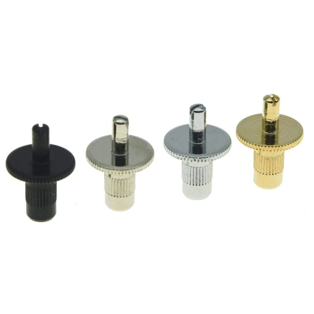 Dopro Pack of 2 Nashville Style Guitar Tune-o-matic Bridge Posts Guitar Bridge Studs Bridge Post with Anchors for USA Les Paul Nickel - Image 5